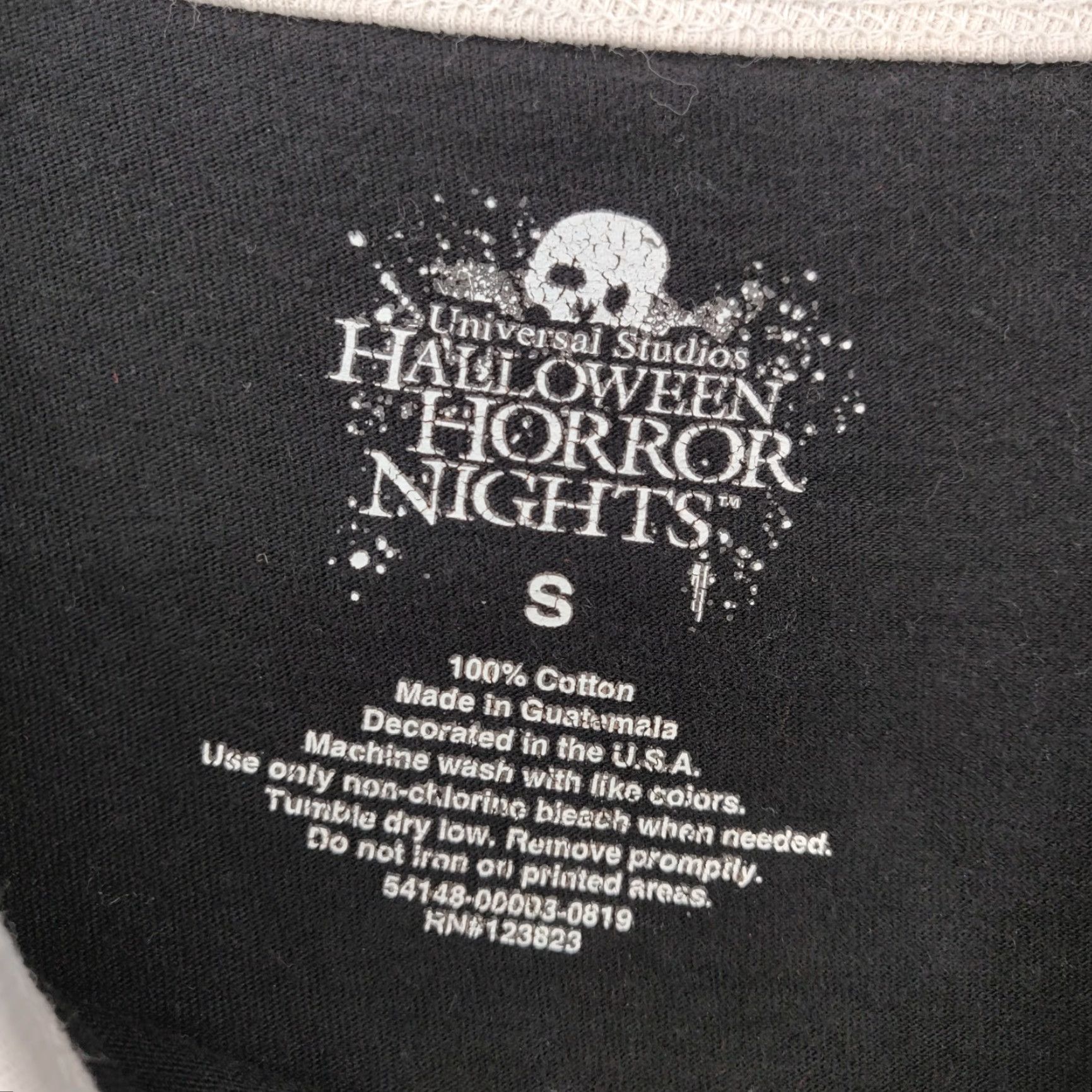 Vintage Universal Studios Hollywood Shirt Mens S Black Halloween Horror Nights T Shirt Size US S / EU 44-46 / 1 - 7 Thumbnail