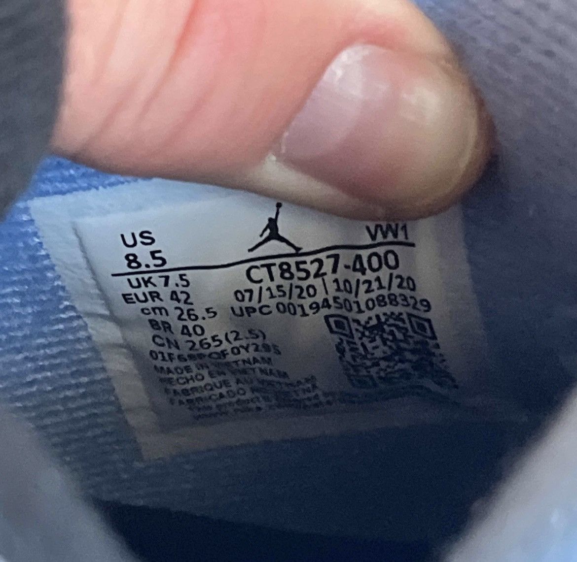 Jordan Brand Air Jordan 4 Retro “University Blue” size 8.5 READ BELOW Size US 8.5 / EU 41-42 - 7 Thumbnail