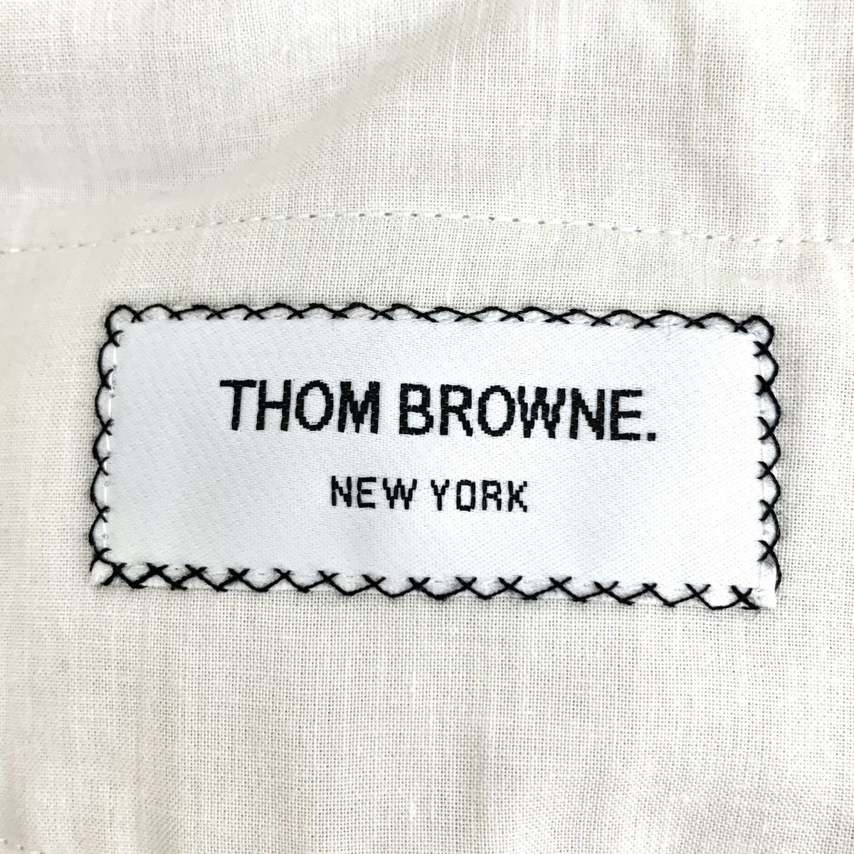Thom Browne THOM BROWNE Beige Anchor Embroidered Casual Suit Pants K26WX Size 25" / US 0 / IT 36 - 6 Thumbnail