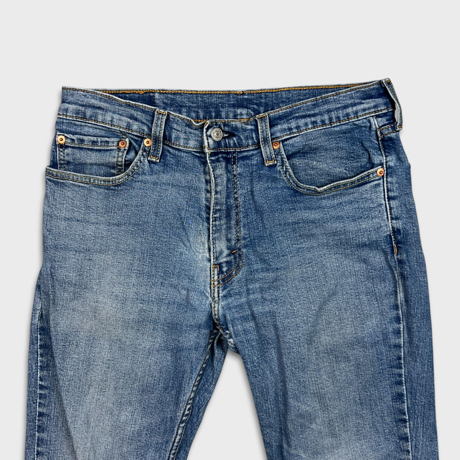 Levi's × Vintage Levi's 511 Jeans 34x30 Slim Fit Faded American Denim Pants Size US 32 / EU 48 - 2 Thumbnail