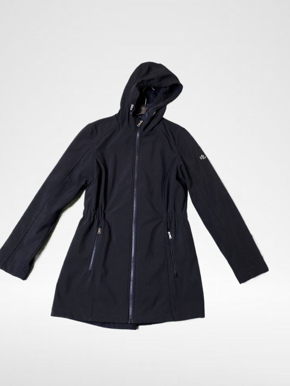 Black Down Jacket Zip Lauren Ralph Lauren Streetwear