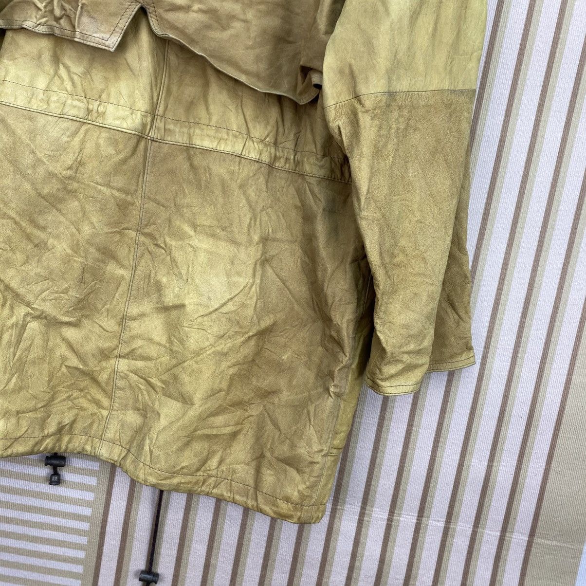 Jaded by Knight 🫶 vintage Knight Leather Field Jacket Checked Lining Size US S / EU 44-46 / 1 - 9 Thumbnail