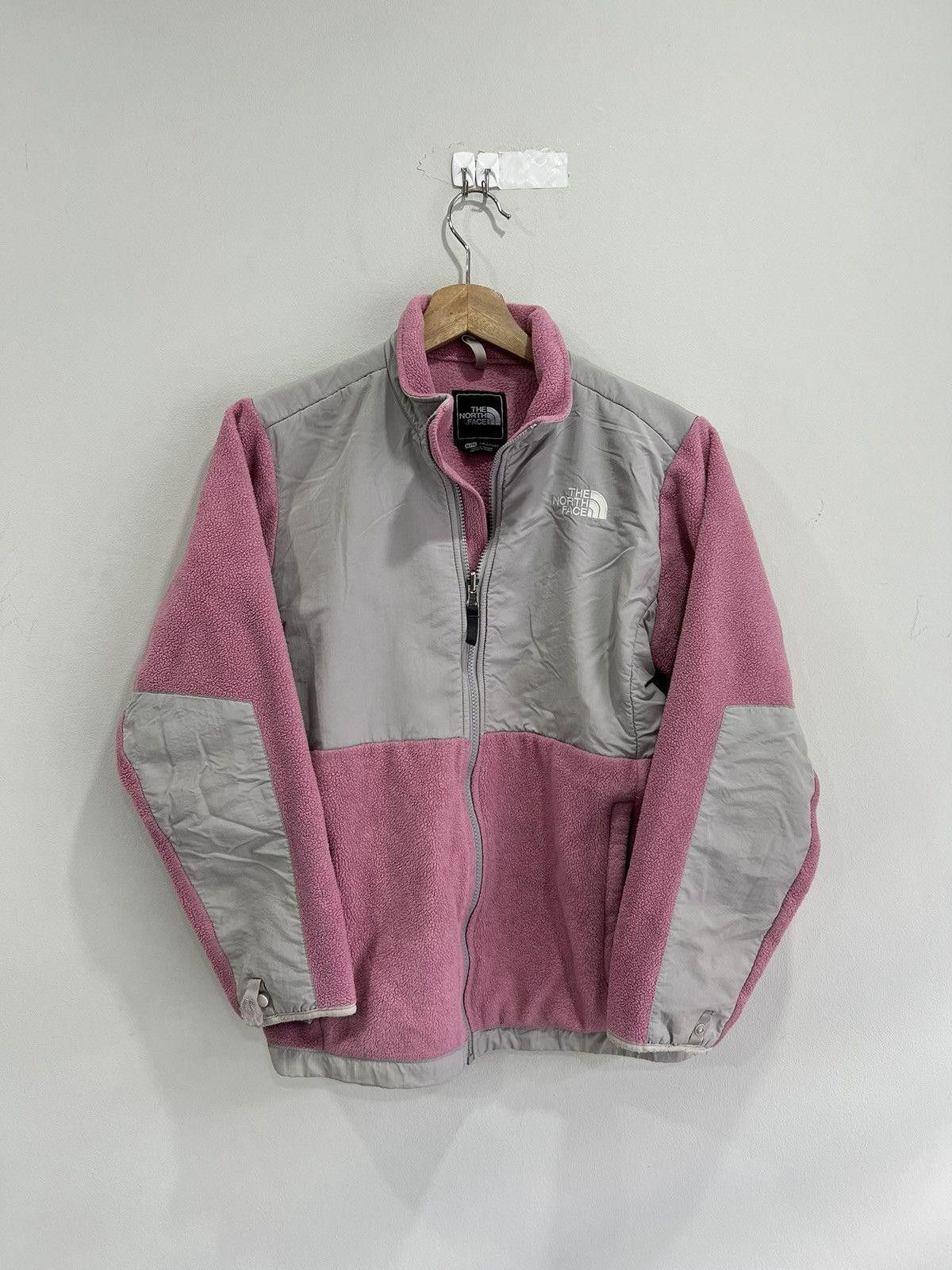 Vintage Vintage North Face Denali Pink sweater zip up Size XL / US 12-14 / IT 48-50 - 1 Thumbnail