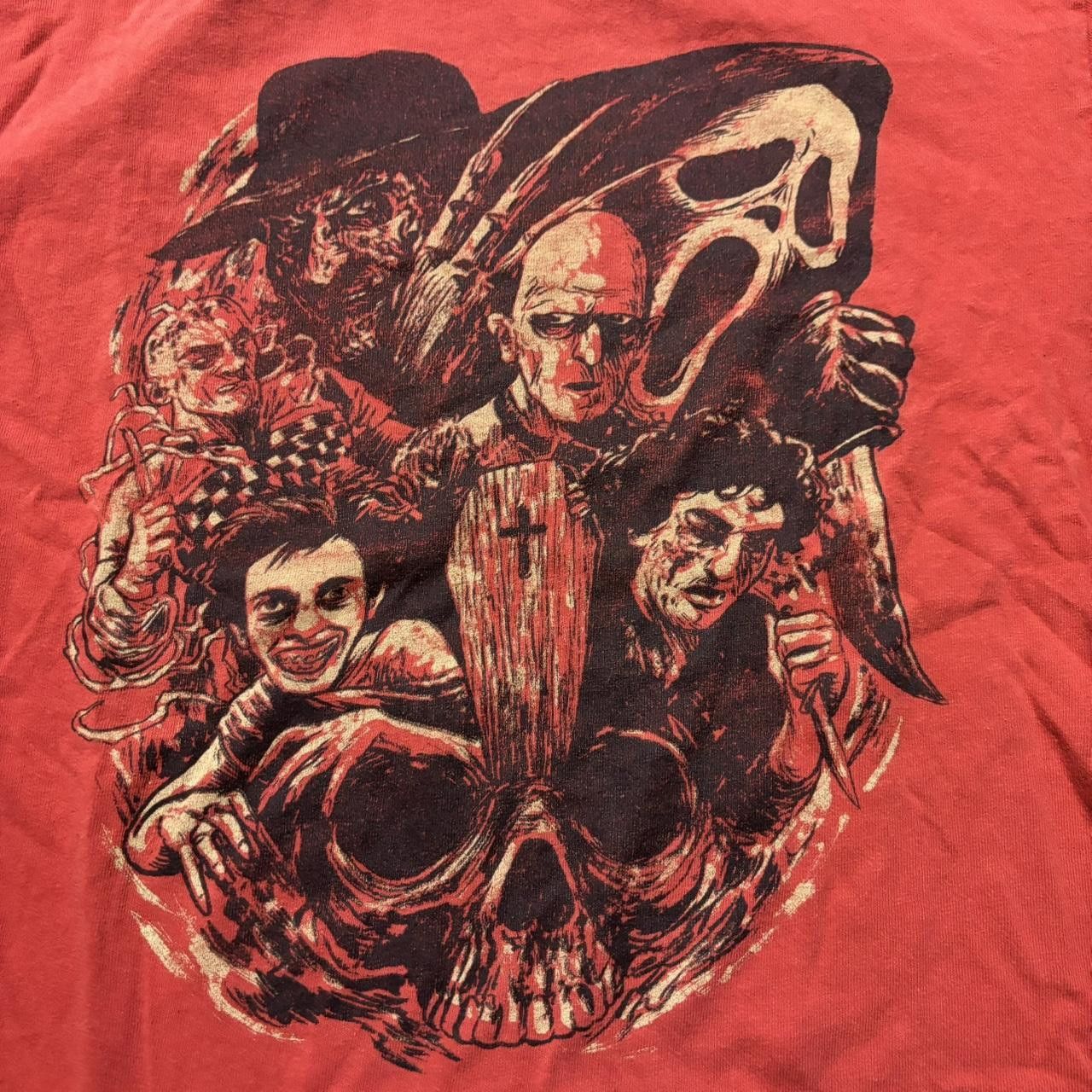 Japanese Brand × Vintage Crazy Vintage Y2K/2000s Grunge Halloween Horror Icons Graphic Tee! Size US S / EU 44-46 / 1 - 3 Thumbnail