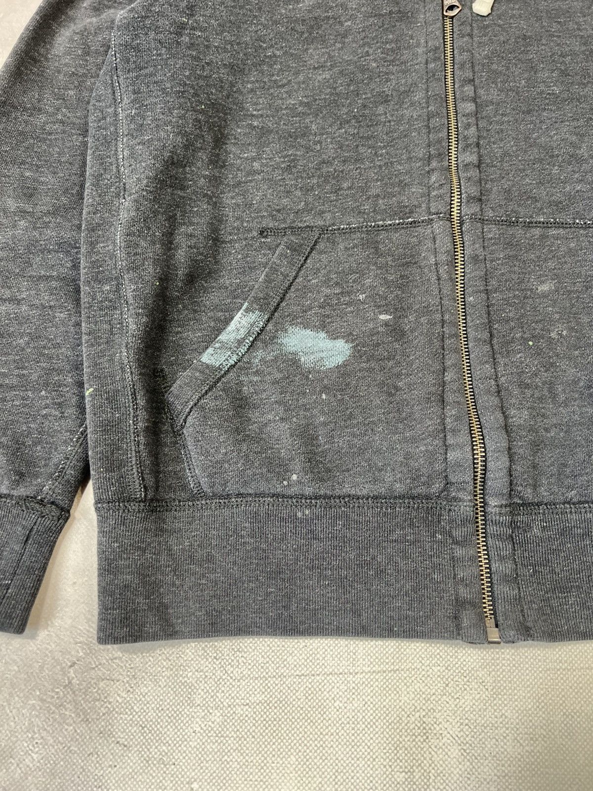 Vintage Vintage Polo Ralph Lauren Distressed Zip Hoodie Size US M / EU 48-50 / 2 - 8 Thumbnail