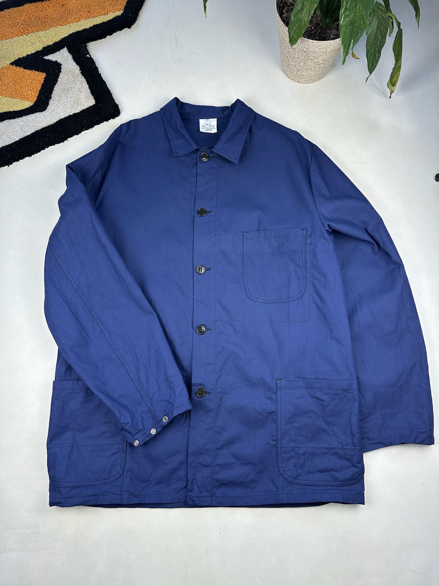 Vintage Vintage French Workwear Sanfor Jacket Size US XL / EU 56 / 4 - 1 Thumbnail
