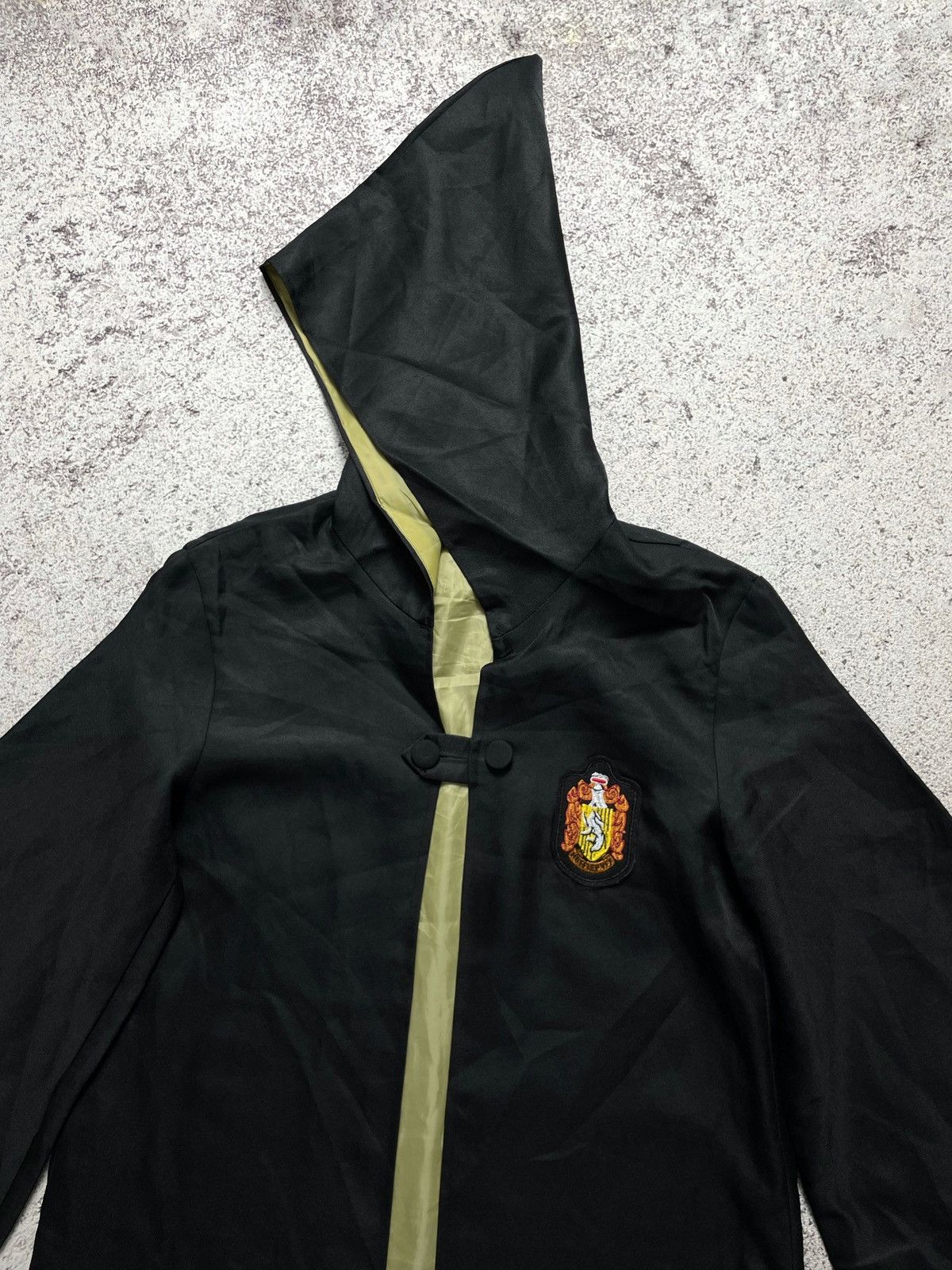 Anime Harry Potter Hufflepuff Gothic Cloak Cosplay Jacket vkei Size US M / EU 48-50 / 2 - 2 Thumbnail