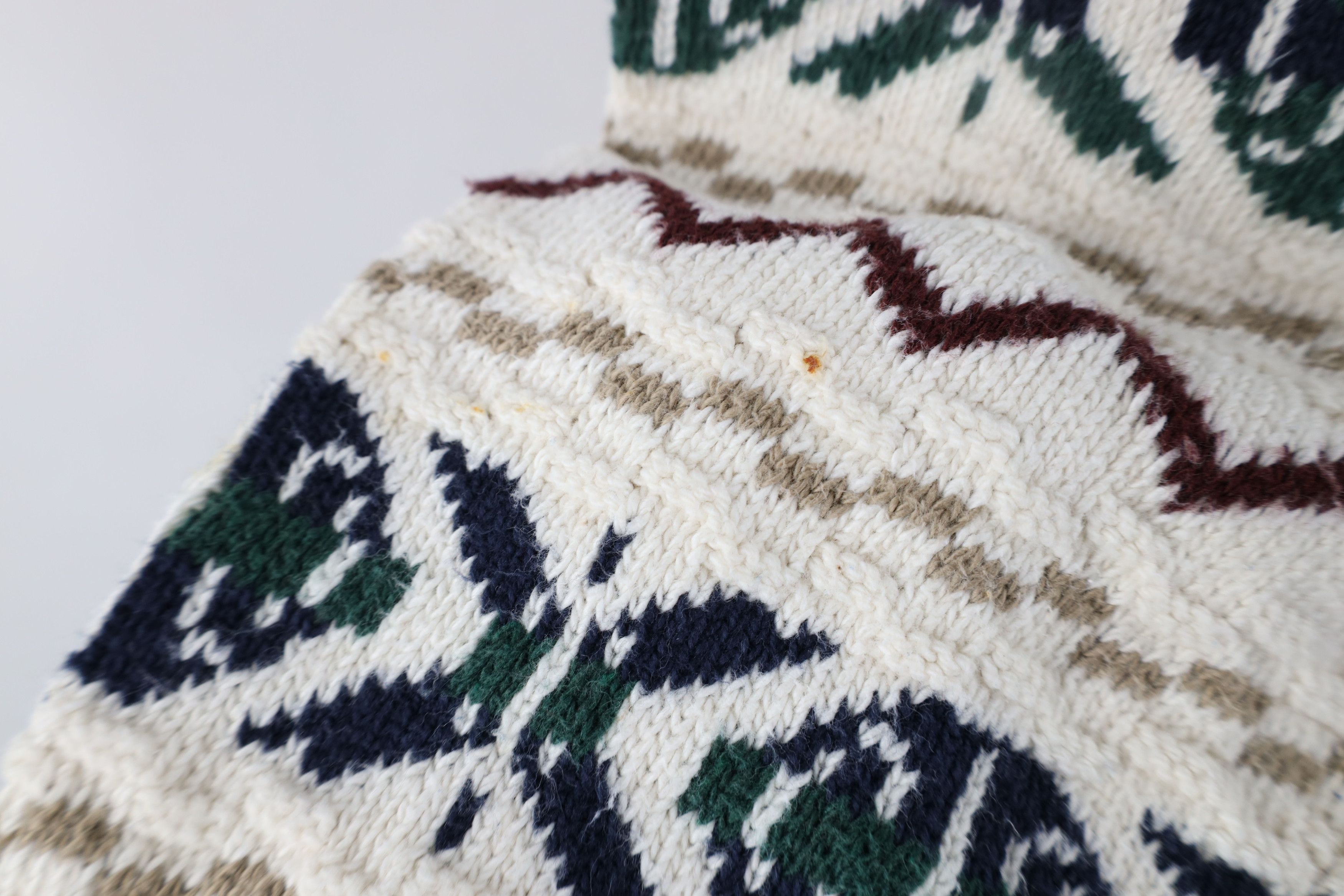Vintage Vintage 90s Streetwear Cotton Knit Fair Isle Sweater USA Size US L / EU 52-54 / 3 - 7 Thumbnail