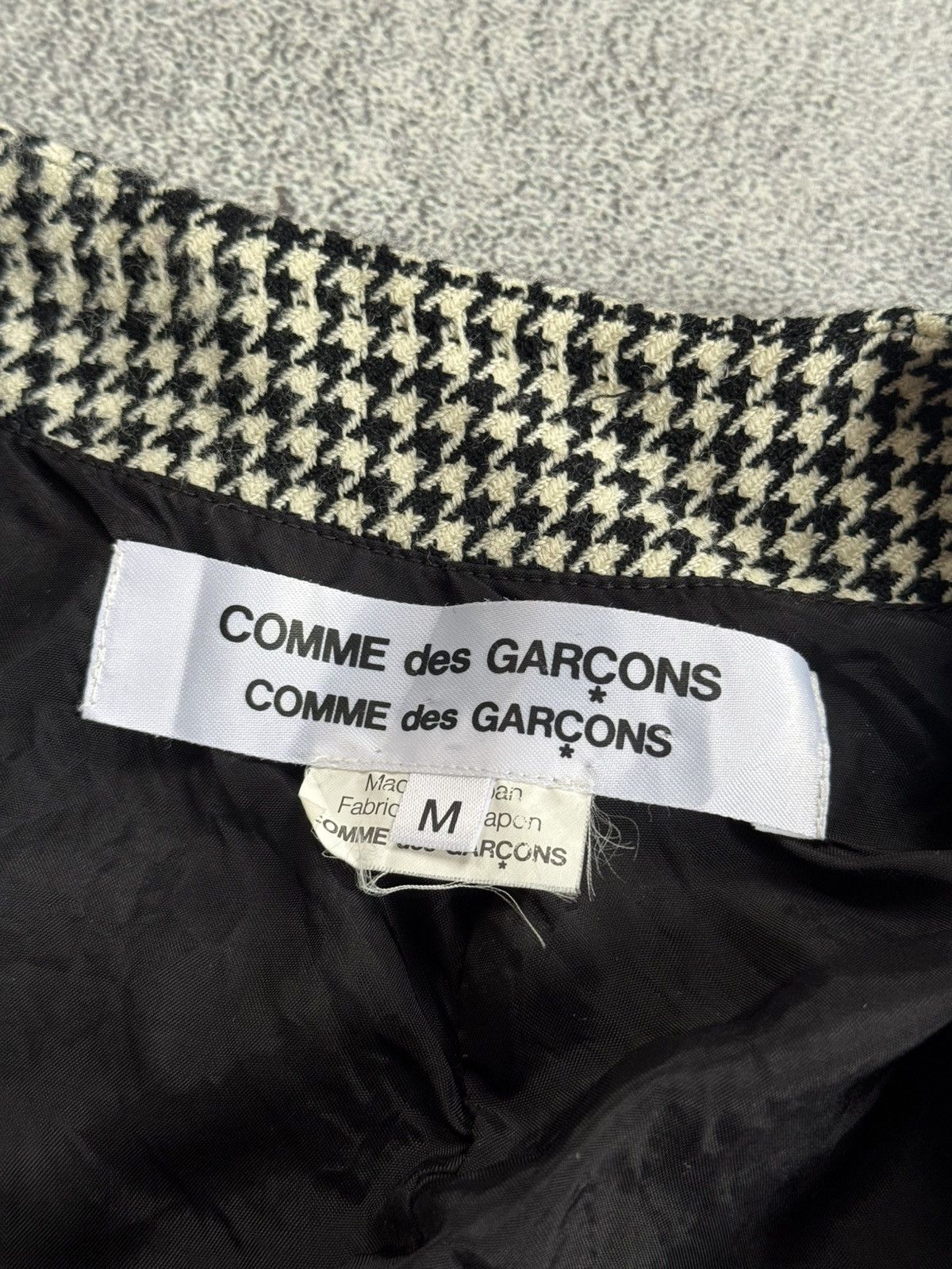 Comme des Garcons Comme des Garcons M/size wmns blazer wool jacket tweed Size M / US 6-8 / IT 42-44 - 8 Thumbnail