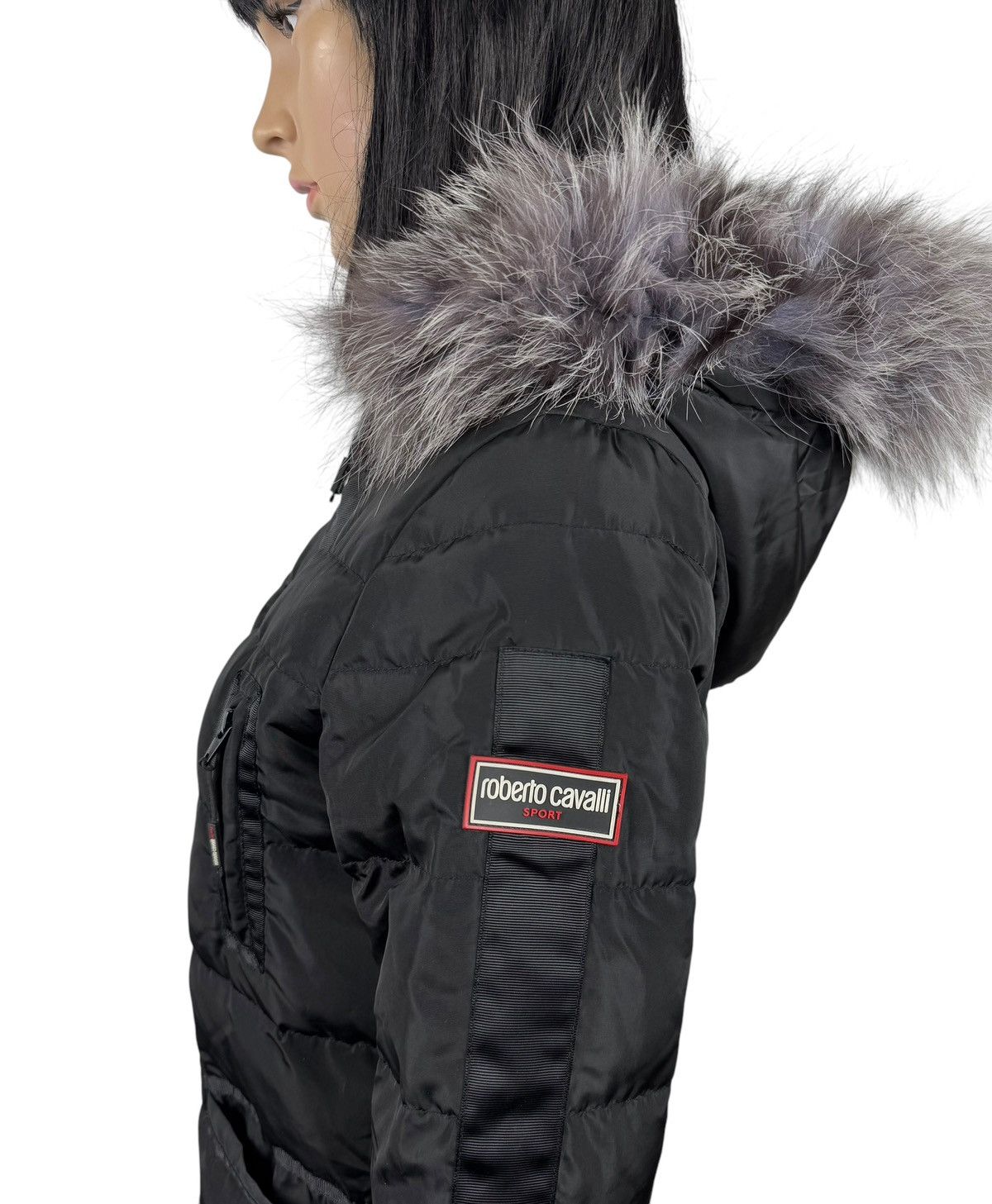 Roberto Cavalli Roberto Cavalli Down Parka Real Fur size M Size M / US 6-8 / IT 42-44 - 6 Thumbnail