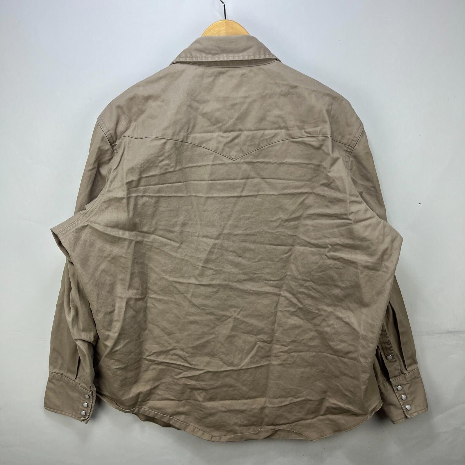 Wrangler Vintage 90s Wrangler Snap Button-Up Long Sleeve Shirt XL Size US XL / EU 56 / 4 - 11 Thumbnail