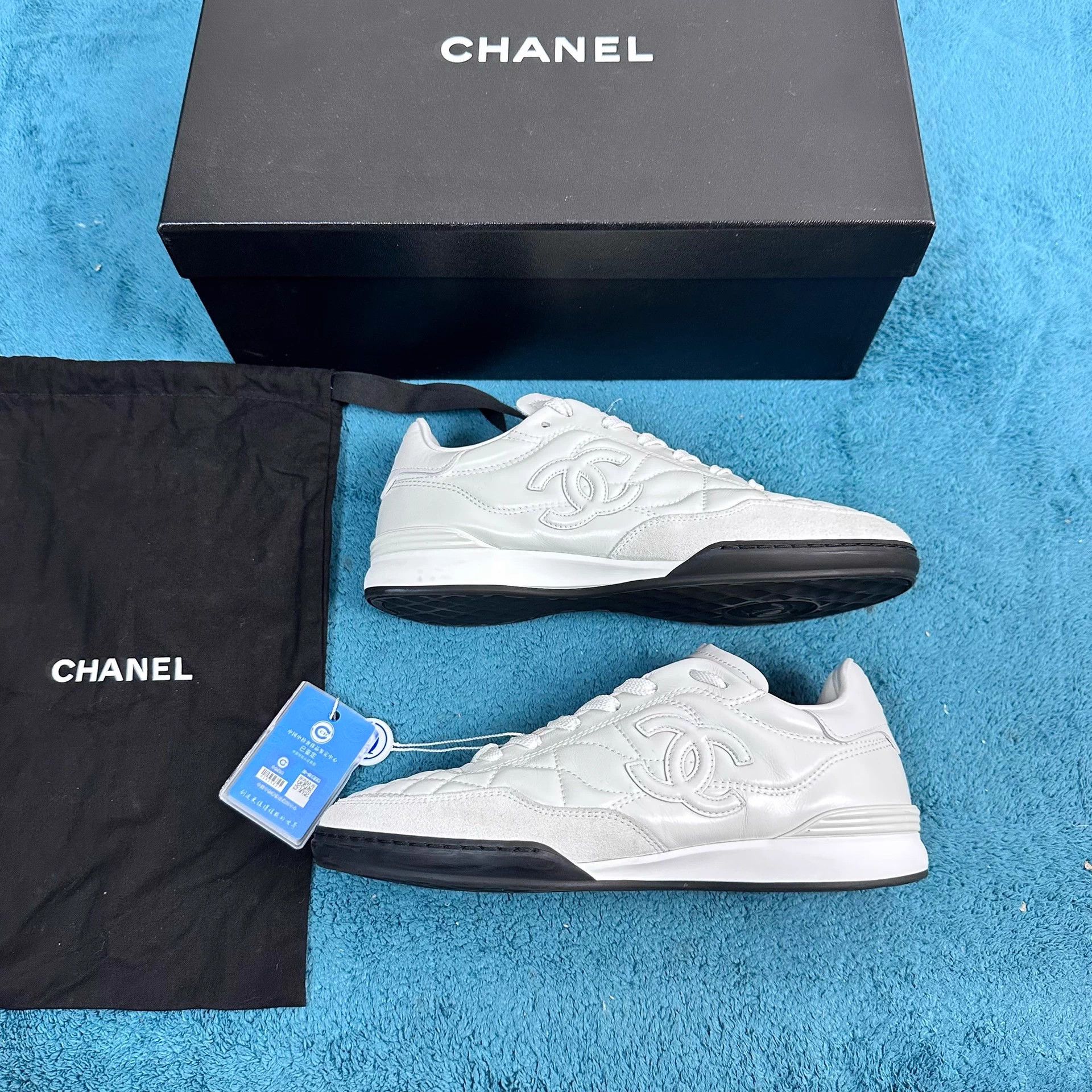 Chanel Chanel 25S German Trainer White 36.5 EU Size US 5.5 / IT 35.5 - 2 Thumbnail