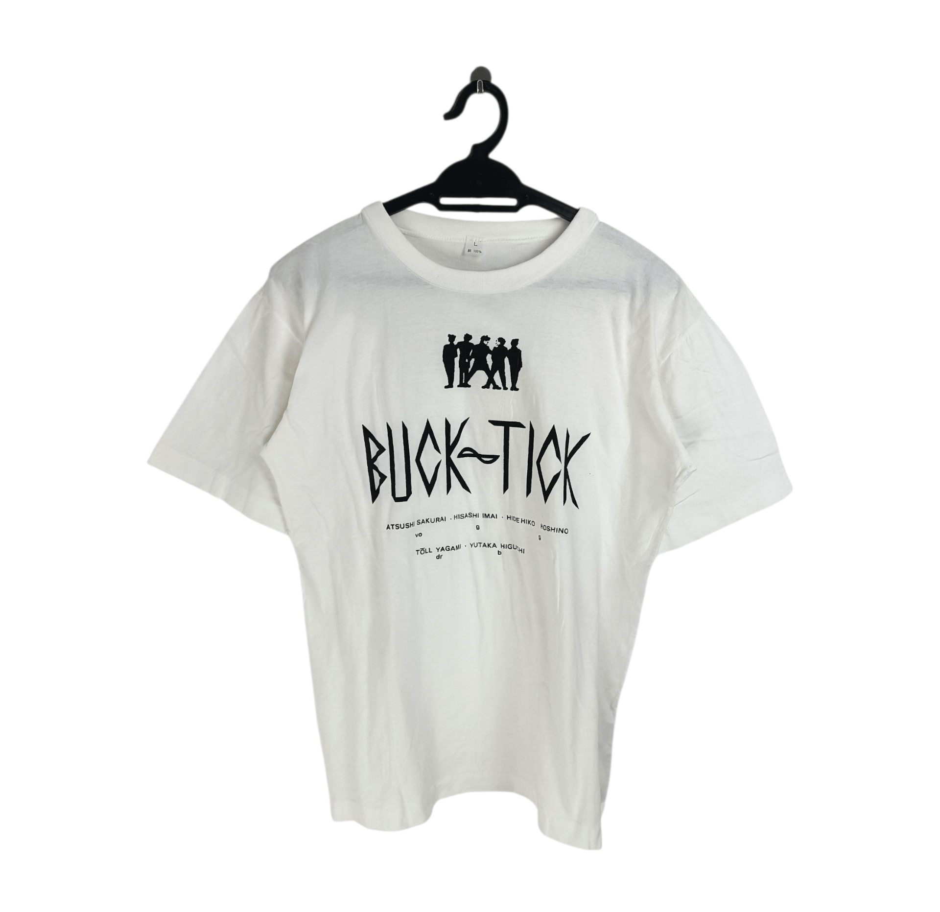 Band Tees VINTAGE 90s BUCK-TICK JROCK BAND VERY RARE hide xjapan larc Size US M / EU 48-50 / 2 - 1 Thumbnail