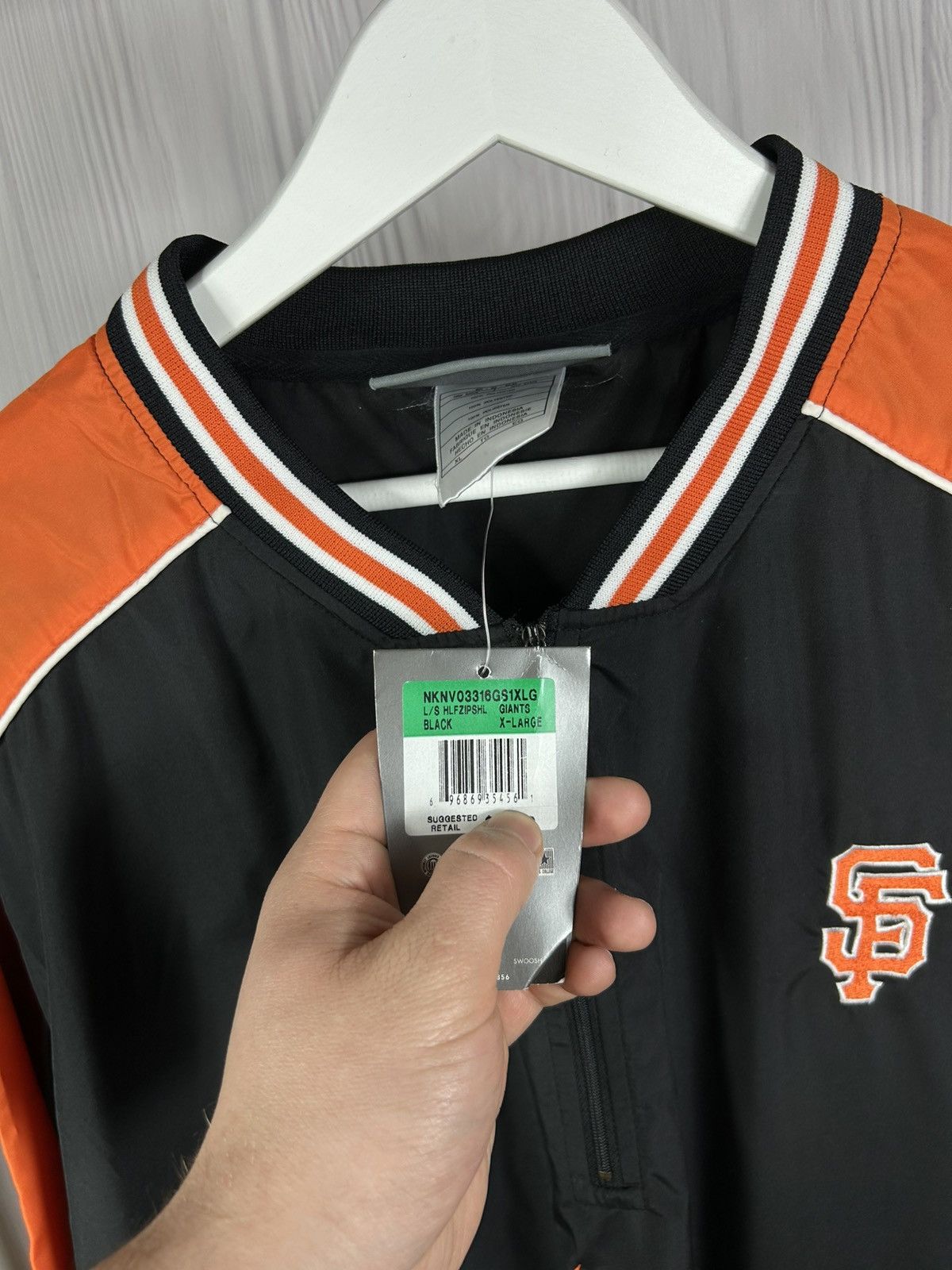 Nike Vintage Nike San Francisco Giants Windbreaker Jacket Size XL Size US XL / EU 56 / 4 - 5 Thumbnail