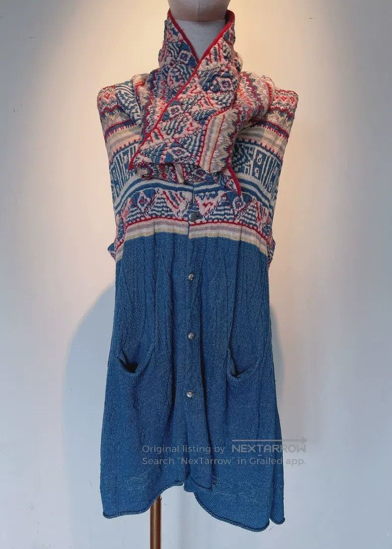 Kapital Kapital Size F National style sleeveless long cardigan Size US M / EU 48-50 / 2 - 2 Thumbnail