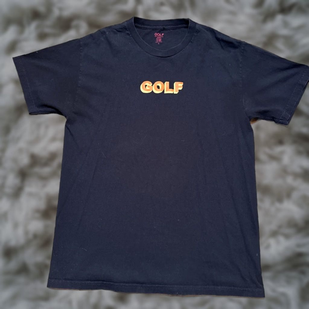 Golf Wang Golf Wang T-Shirt Men's Large Navy Blue Basic Logo Tyler The Creator Sportsman Crew Neck Short Sleeve Size US L / EU 52-54 / 3 - 1 Thumbnail
