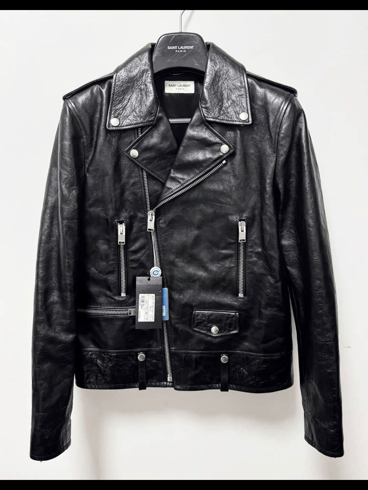 Saint Laurent Paris S 48 Saint Laurent Paris 17AW L01 Leather Jacket-2508 Size US M / EU 48-50 / 2 - 1 Thumbnail