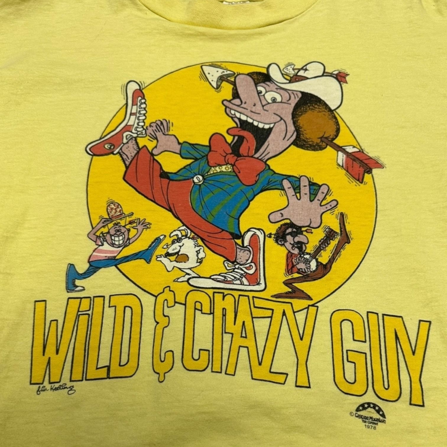 Hanes 1970s Wild and Crazy guy tee Size US L / EU 52-54 / 3 - 2 Thumbnail