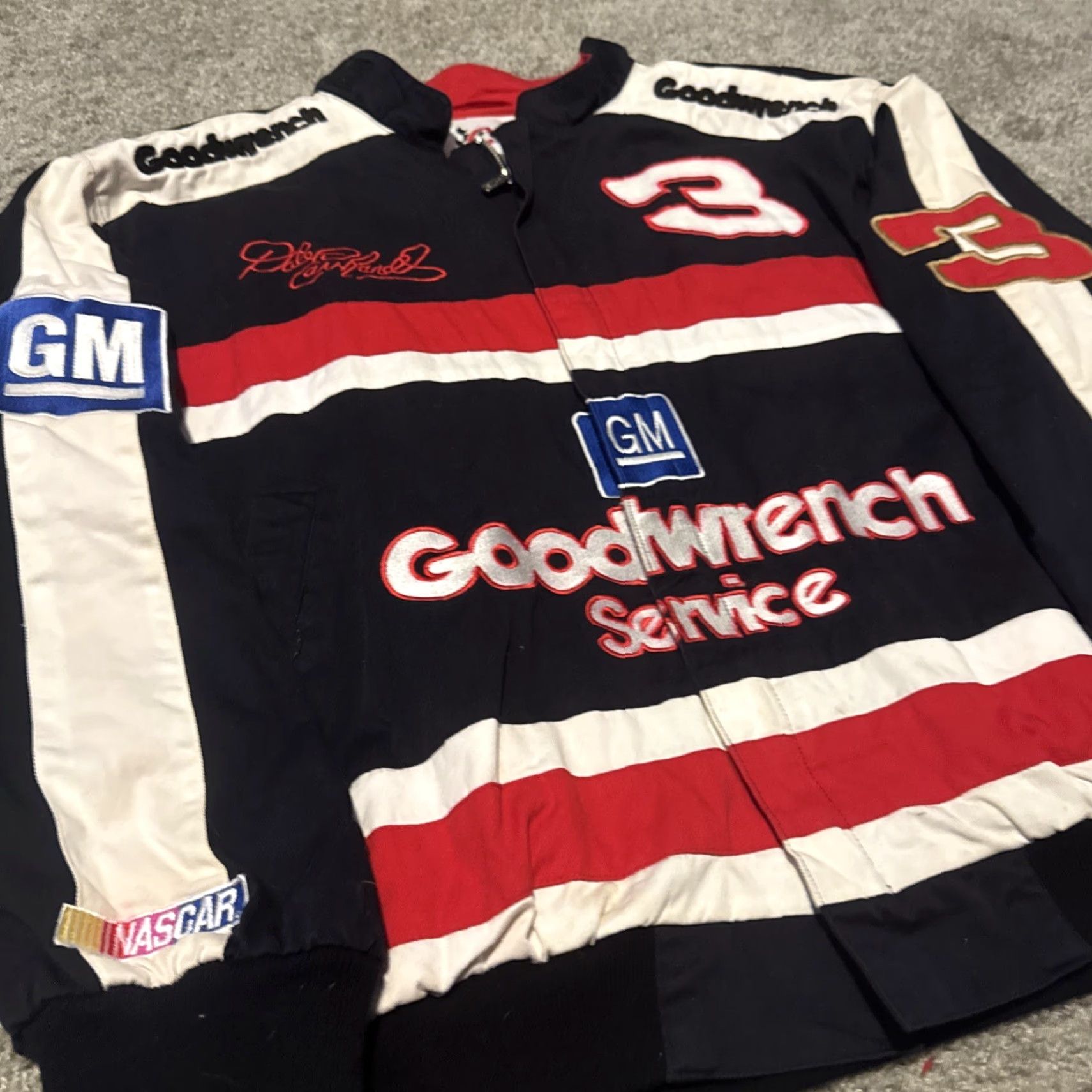 Chase Authentics VINTAGE Dale Earnhardt Goodwrench Racing Jacket Chase Authentics XL Men Red Bomber Jacket Size US XL / EU 56 / 4 - 5 Thumbnail