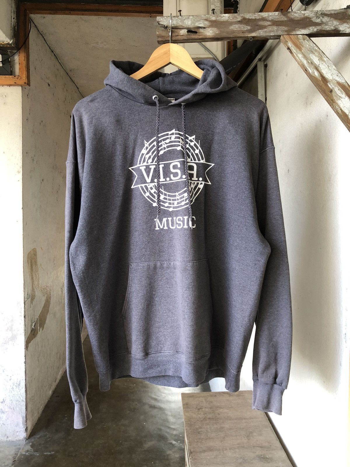 Hanes Vintage 90s VISA Music by Hanes Sweatshirt Size US L / EU 52-54 / 3 - 1 Thumbnail
