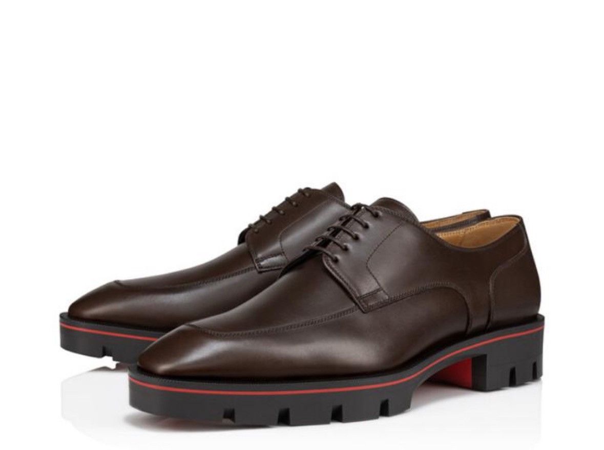 Christian Louboutin o1s1wg110125 Davisol Flat Shoes in Brown Size US 8 / EU 41 - 1 Preview