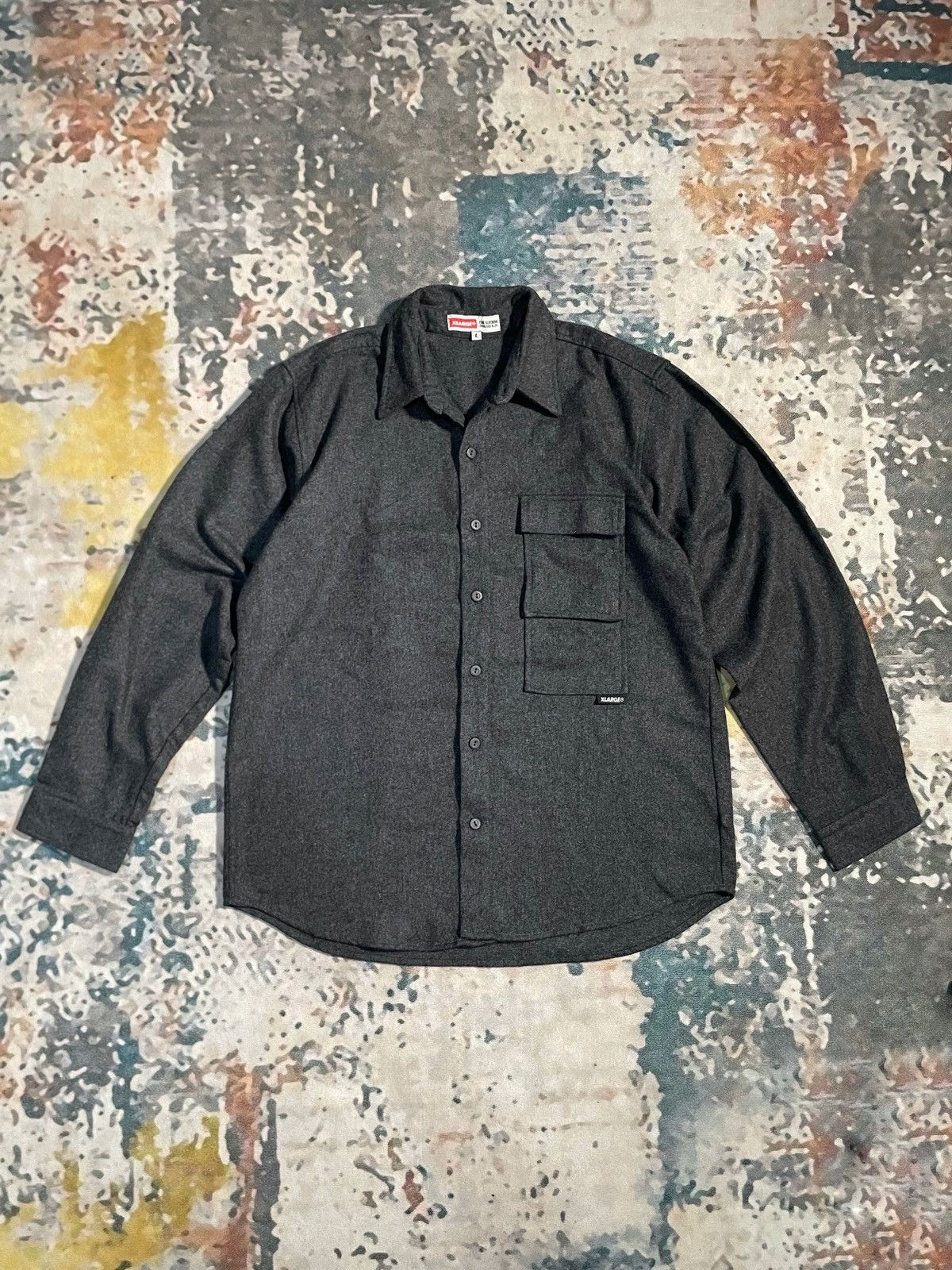 X-LARGE Vintage y2k Xlarge X-large brand Wool Shirt Size US XL / EU 56 / 4 - 1 Thumbnail