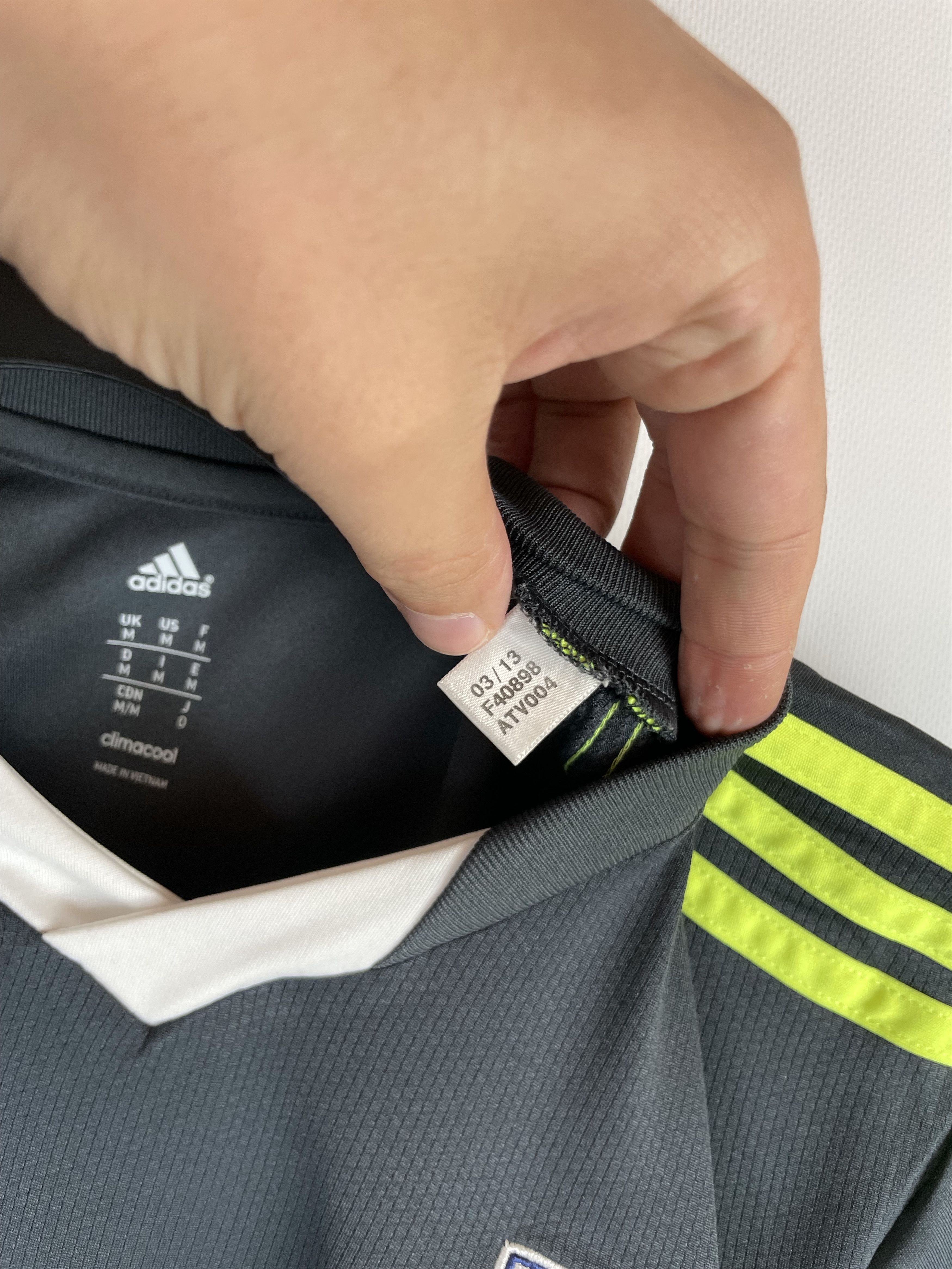 Adidas Adidas Stoke City 2013 2014 away soccer jersey football Size US M / EU 48-50 / 2 - 8 Thumbnail