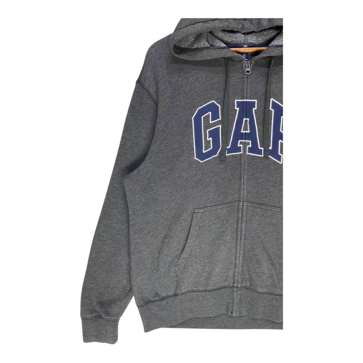 Gap Vintage GAP Hoodie Sweatshirt Big Spellout Full Zip Size L Size US L / EU 52-54 / 3 - 3 Thumbnail
