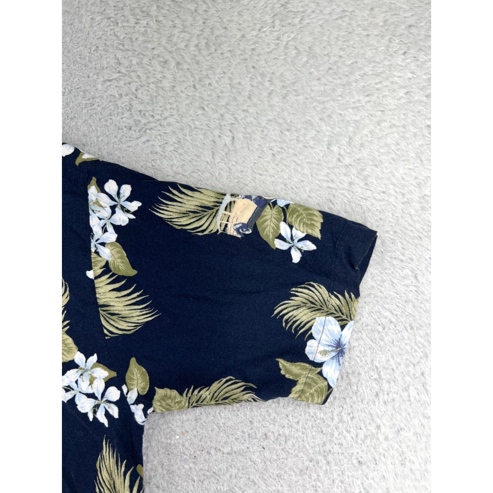 Vintage Puritan Mens Shirt Blue Floral Hawaiian Resort Aloha Luau American Button-Up Size US M / EU 48-50 / 2 - 2 Thumbnail