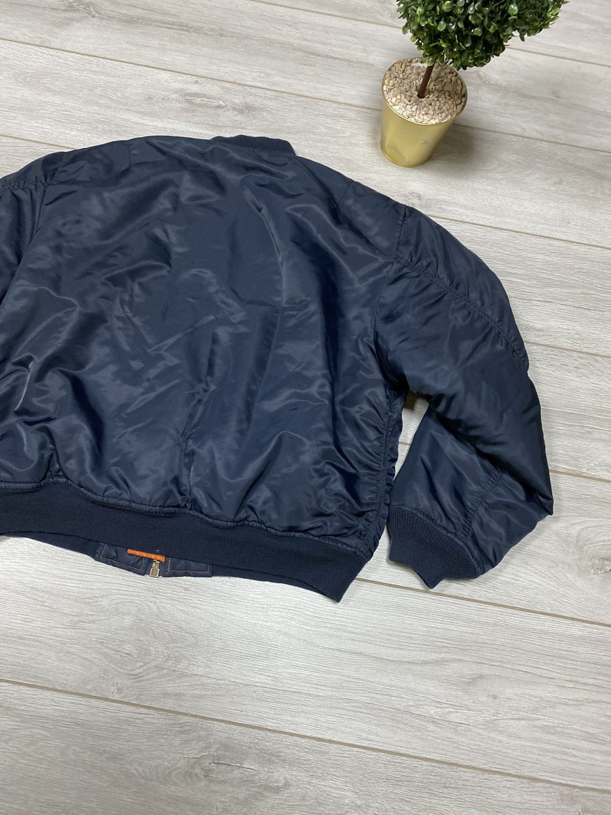Vintage Ma1 Flyer military Vintage Bomber Jacket double side Size US L / EU 52-54 / 3 - 8 Thumbnail