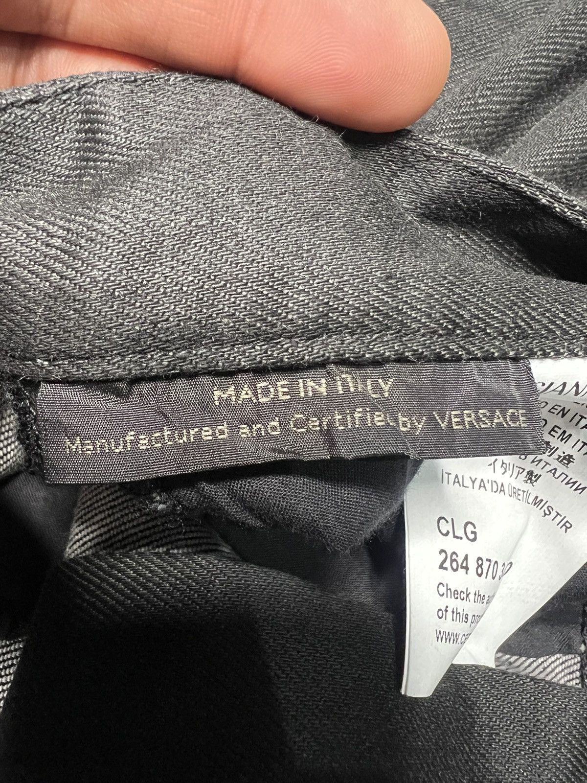 Versace Versace Indigo Dyed Multipocket Cargo Jeans Size US 33 - 11 Thumbnail