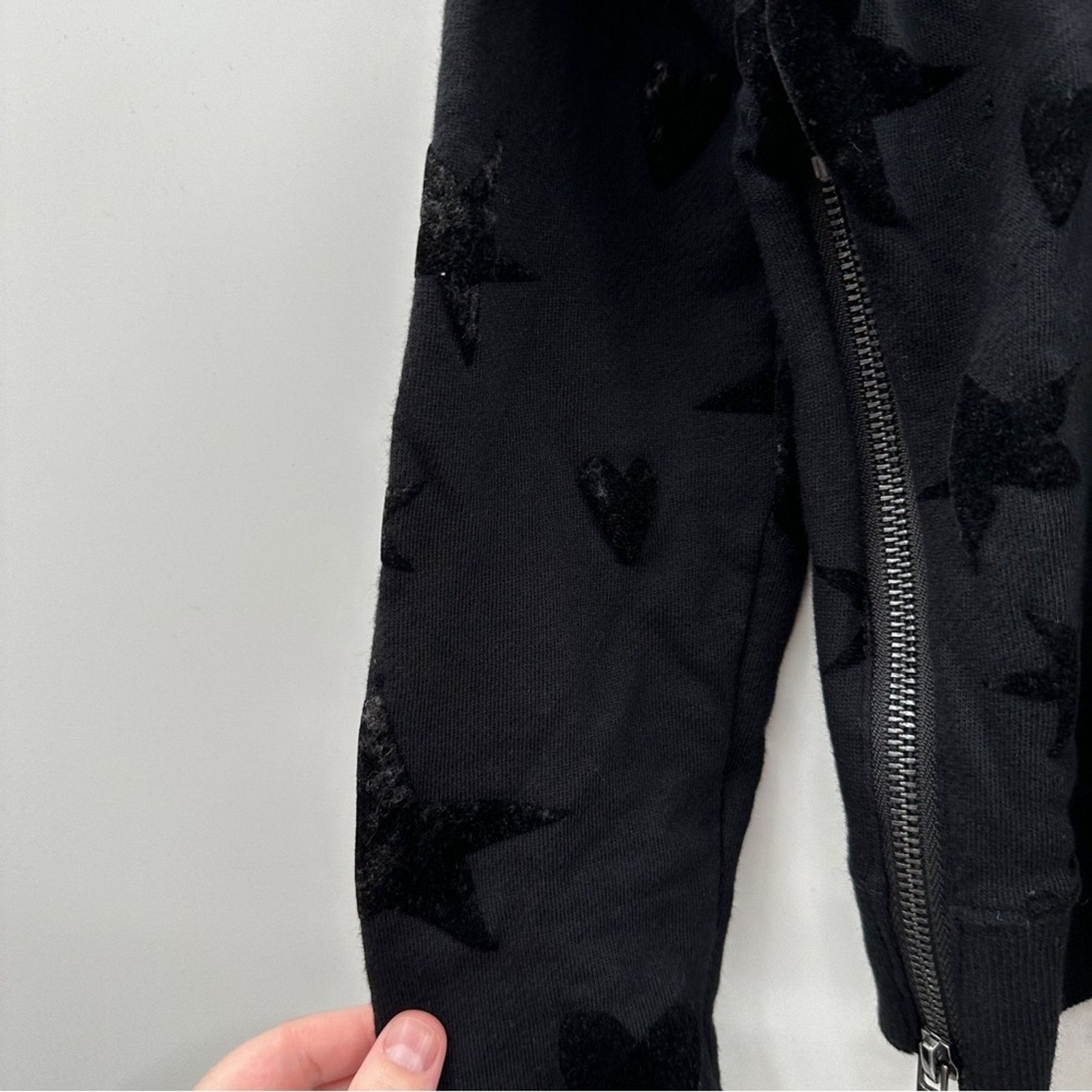 Rails Rails Black Marlo Flocked Hearts Stars Sweater Size S Size S / US 4 / IT 40 - 7 Thumbnail