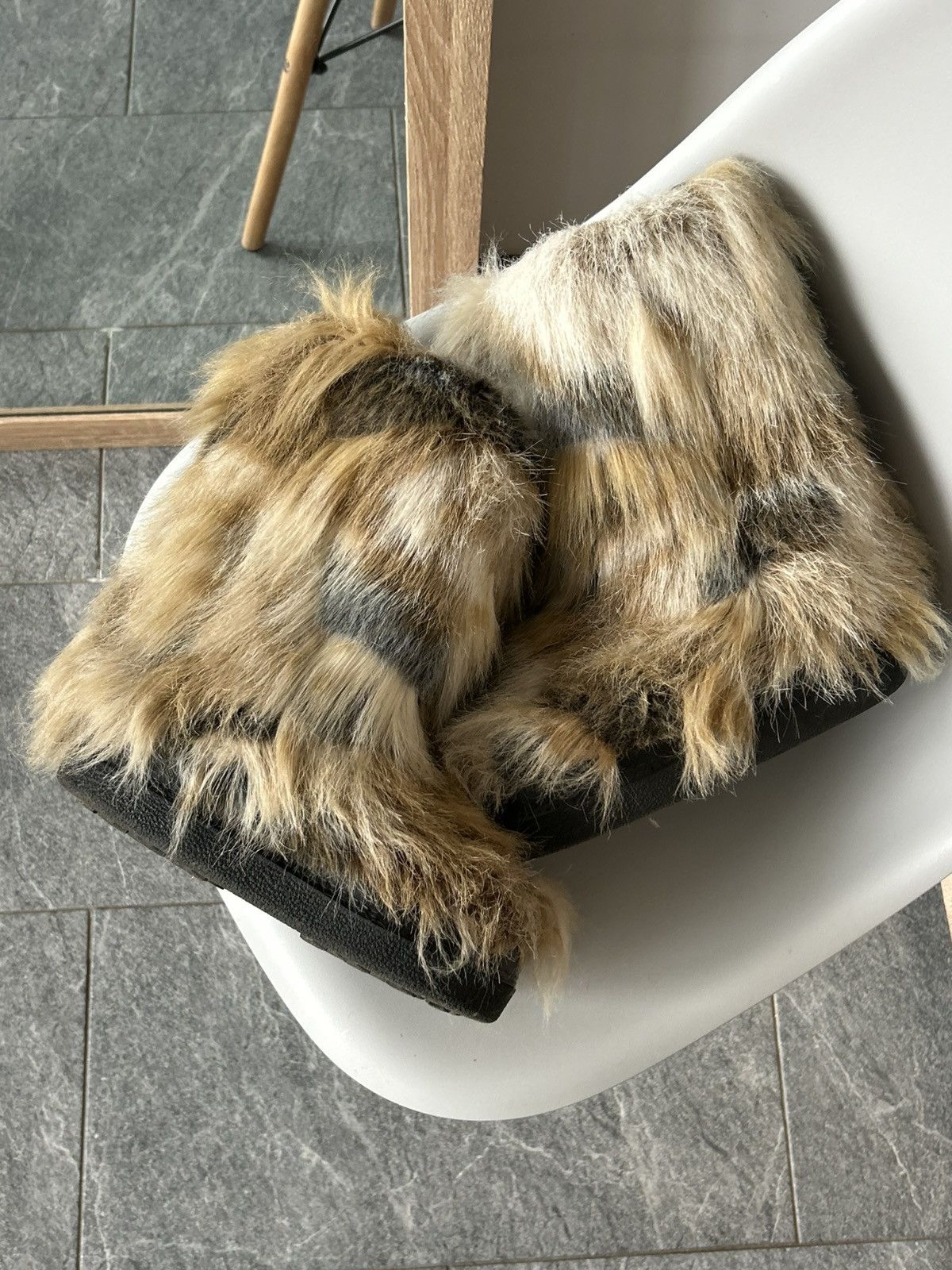 Japanese Brand FAUX FUR RICK OWENS VIBE YETI BOOTS STYLE hysteric glamour Size US 8.5 / EU 41-42 - 7 Thumbnail