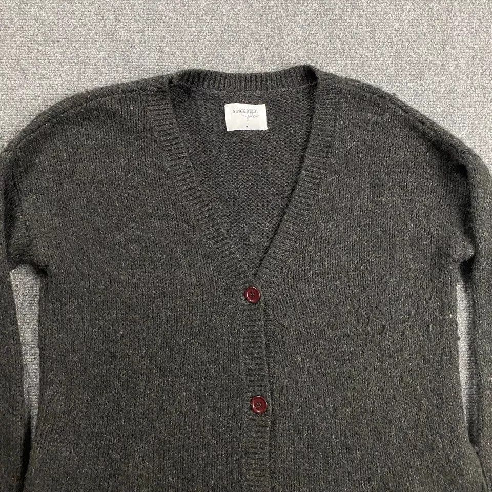 Other Sincerely Jules Cardigan Women's Medium Sweater Knit Mohair Size M / US 6-8 / IT 42-44 - 2 Thumbnail
