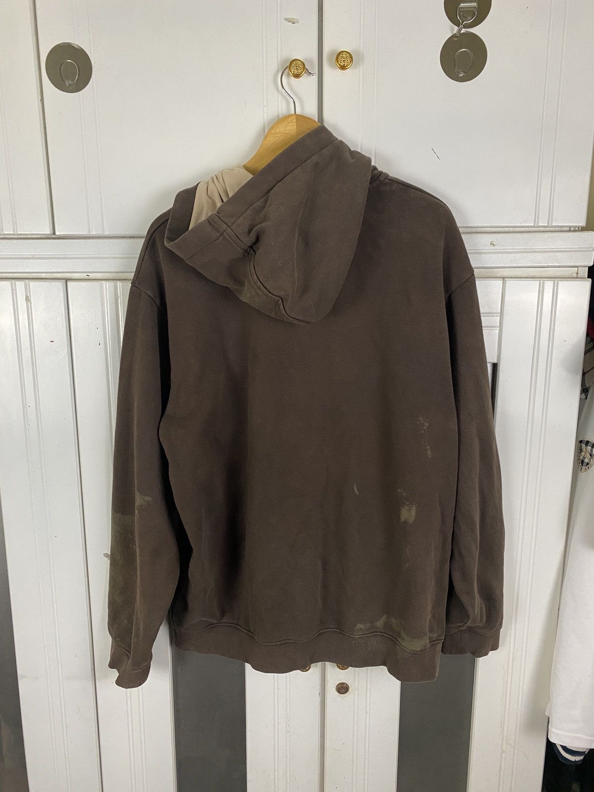 Nike × Vintage 00s Nike Brown Zipper Size US XL / EU 56 / 4 - 8 Thumbnail