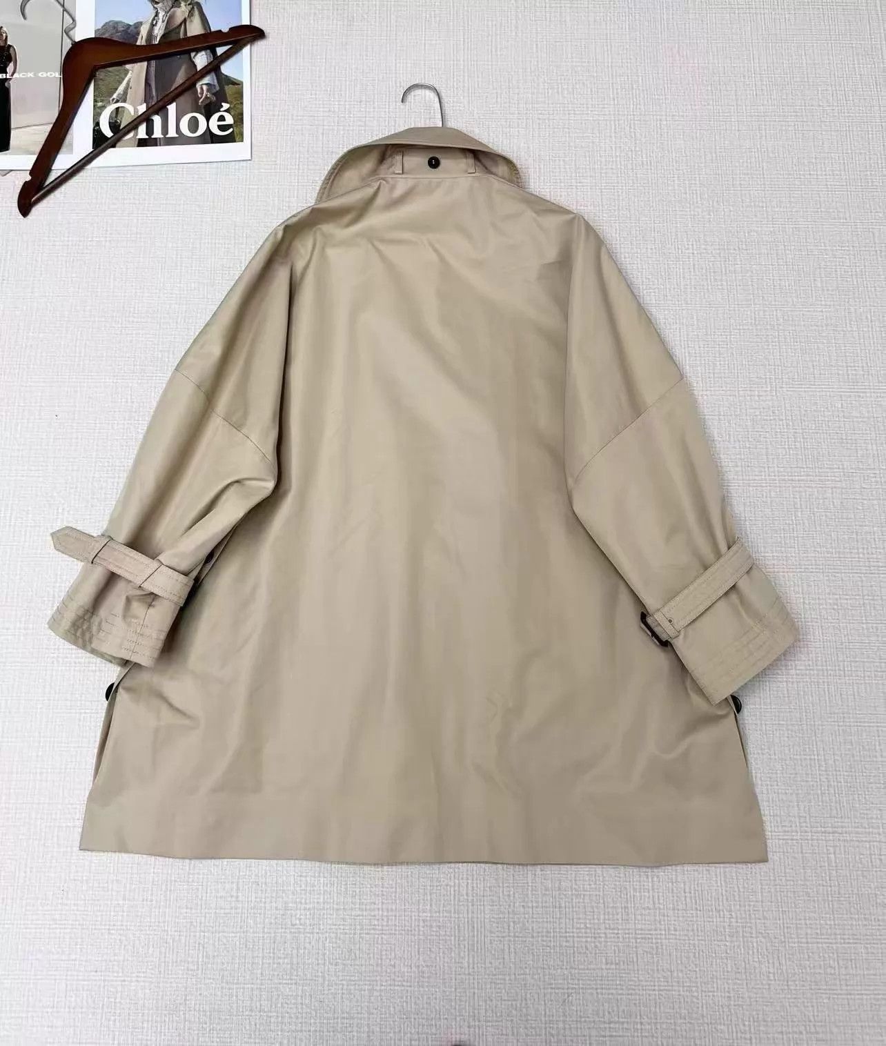 Max Mara MaxMara Weekend DB Trench Khaki Loose 150/76A Size XS / US 0-2 / IT 36-38 - 2 Thumbnail