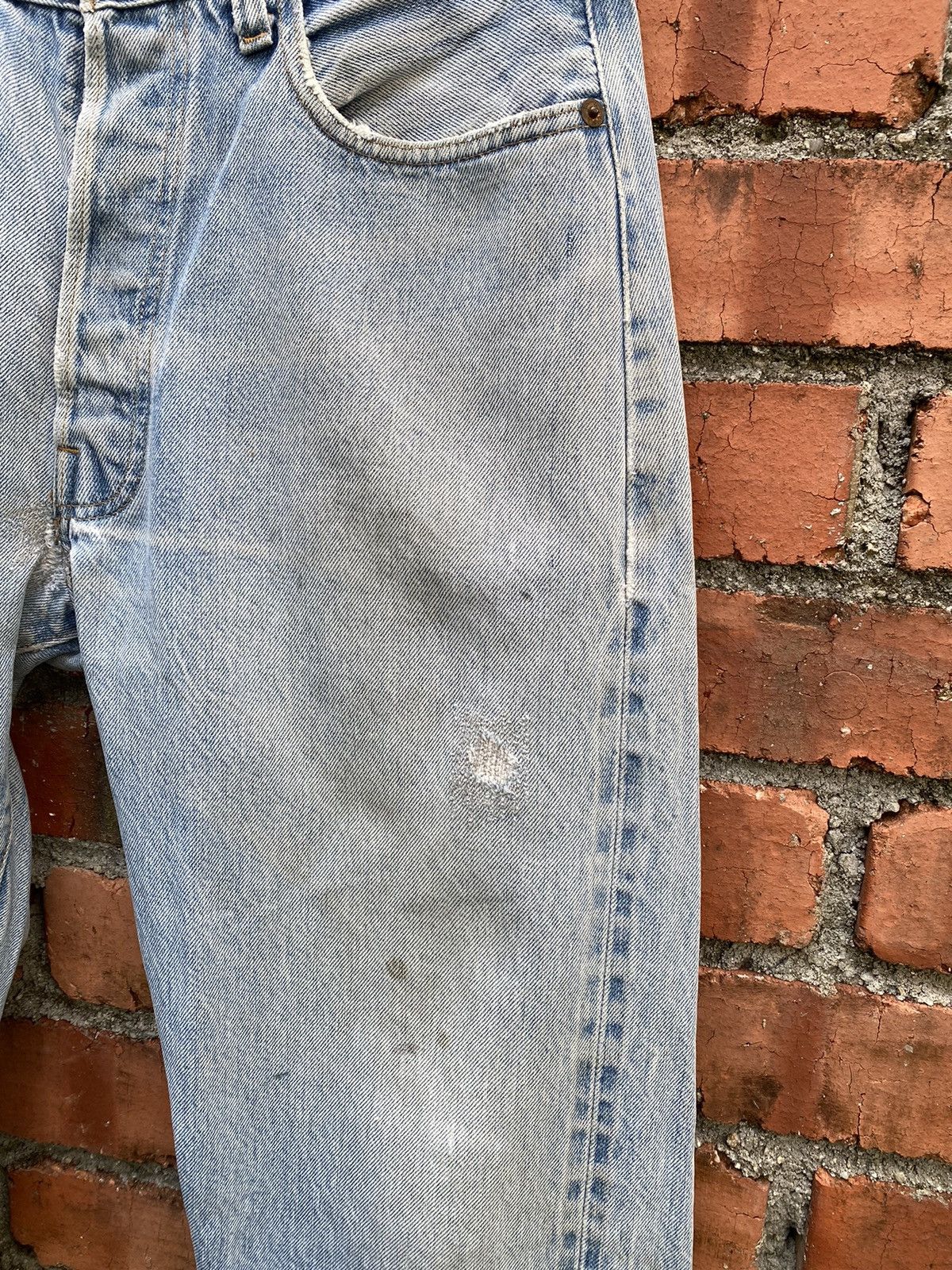 Levi's × Levi's Vintage Clothing × Vintage size 32x30 vintage levi's 501 redline 80s distressed Size US 32 / EU 48 - 8 Thumbnail