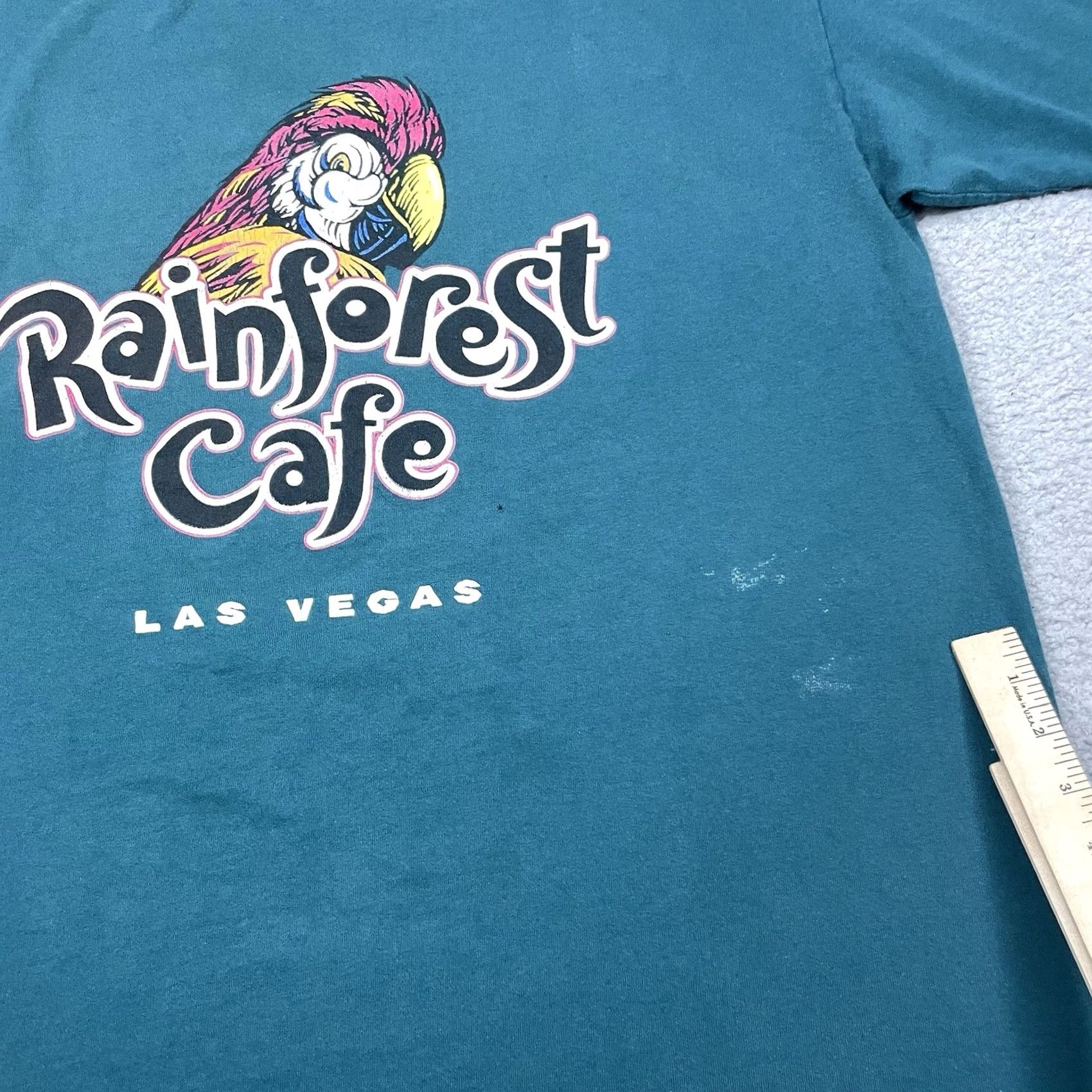 Vintage VINTAGE Rainforest Cafe T Shirt Adult XL Green Parrot Graphic Mens 80s 90s Be**er**g Game? Size US XL / EU 56 / 4 - 4 Thumbnail