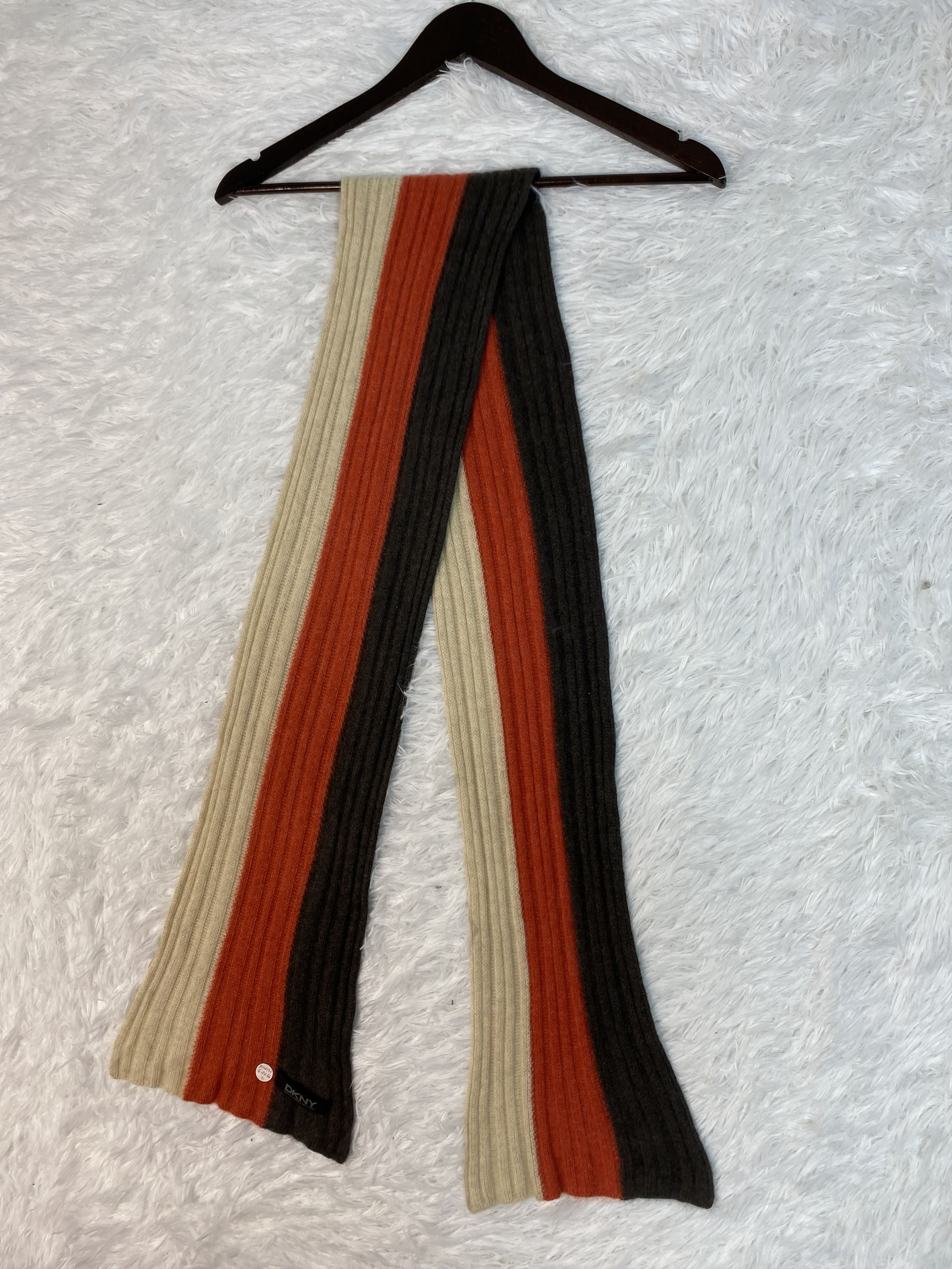 DKNY Vintage DKNY Scarf / Muffler Neckwear PM0170 Size ONE SIZE - 2 Thumbnail