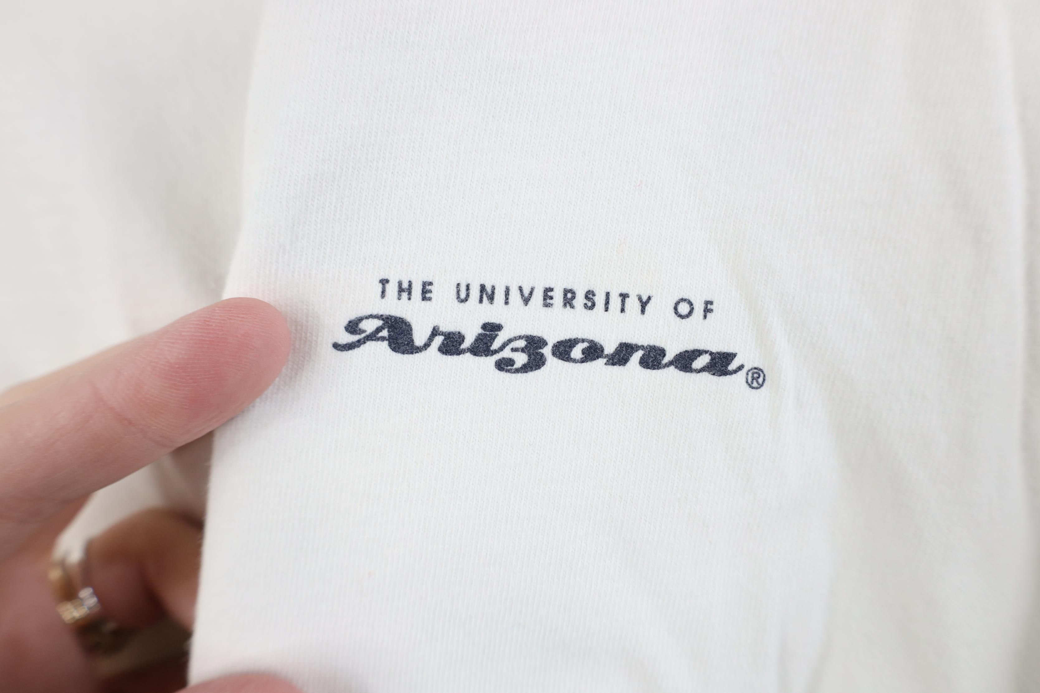 Vintage Vintage 90s Spell Out University of Arizona T-Shirt USA Size US M / EU 48-50 / 2 - 4 Thumbnail