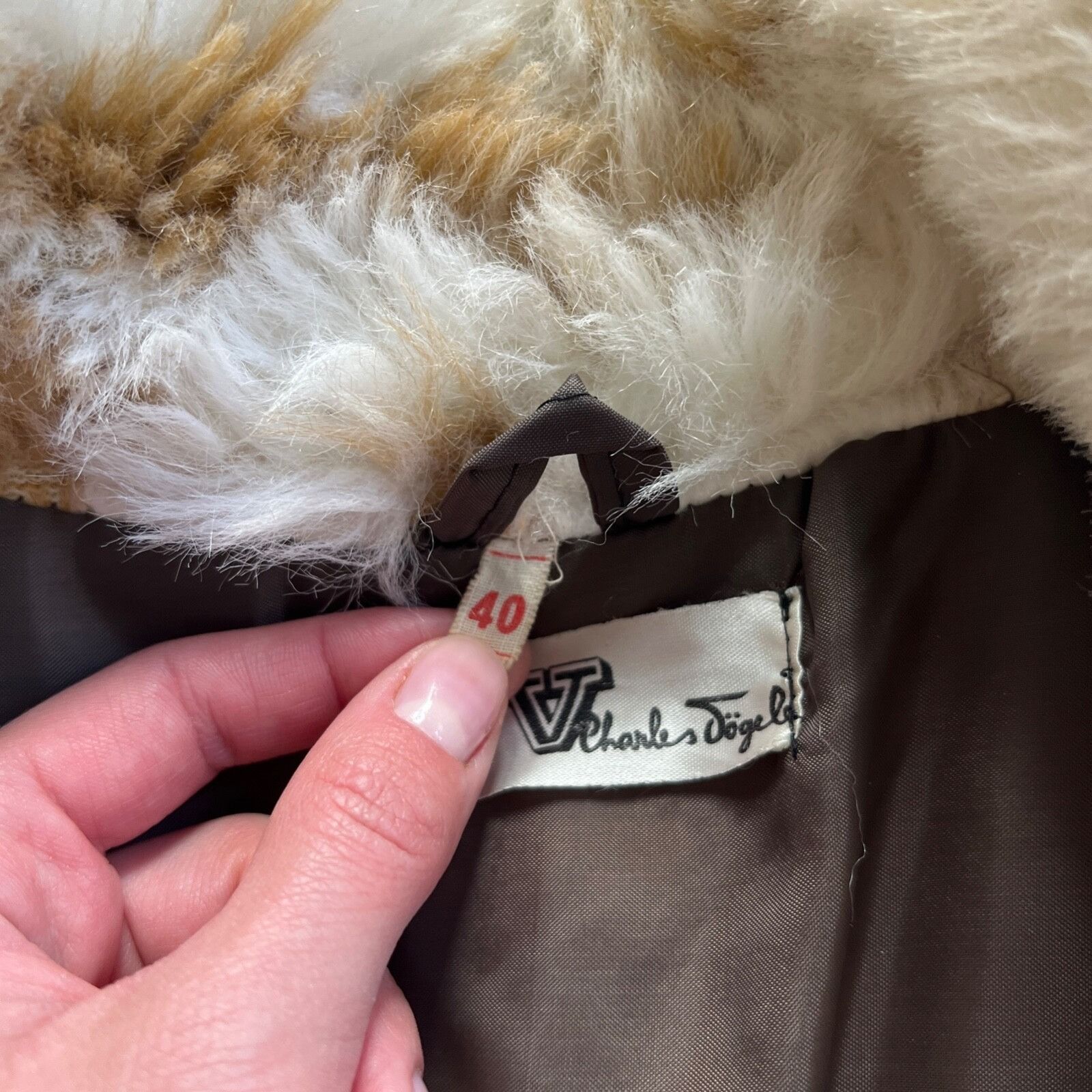 Vintage Charles Vogele Vintage Y2K Faux Fur Coat 8982AC Size L / US 10 / IT 46 - 6 Thumbnail