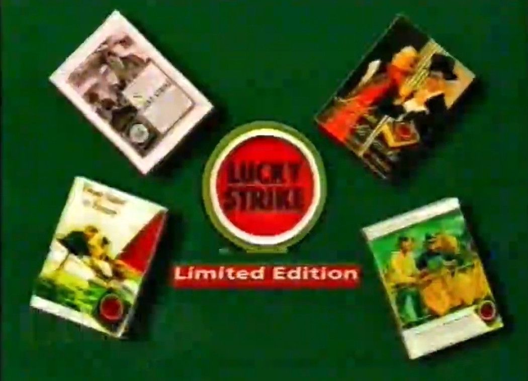 Vintage Rare Vintage Lucky Strike 90s Classic Ads Promo Tshirts Size US L / EU 52-54 / 3 - 6 Thumbnail