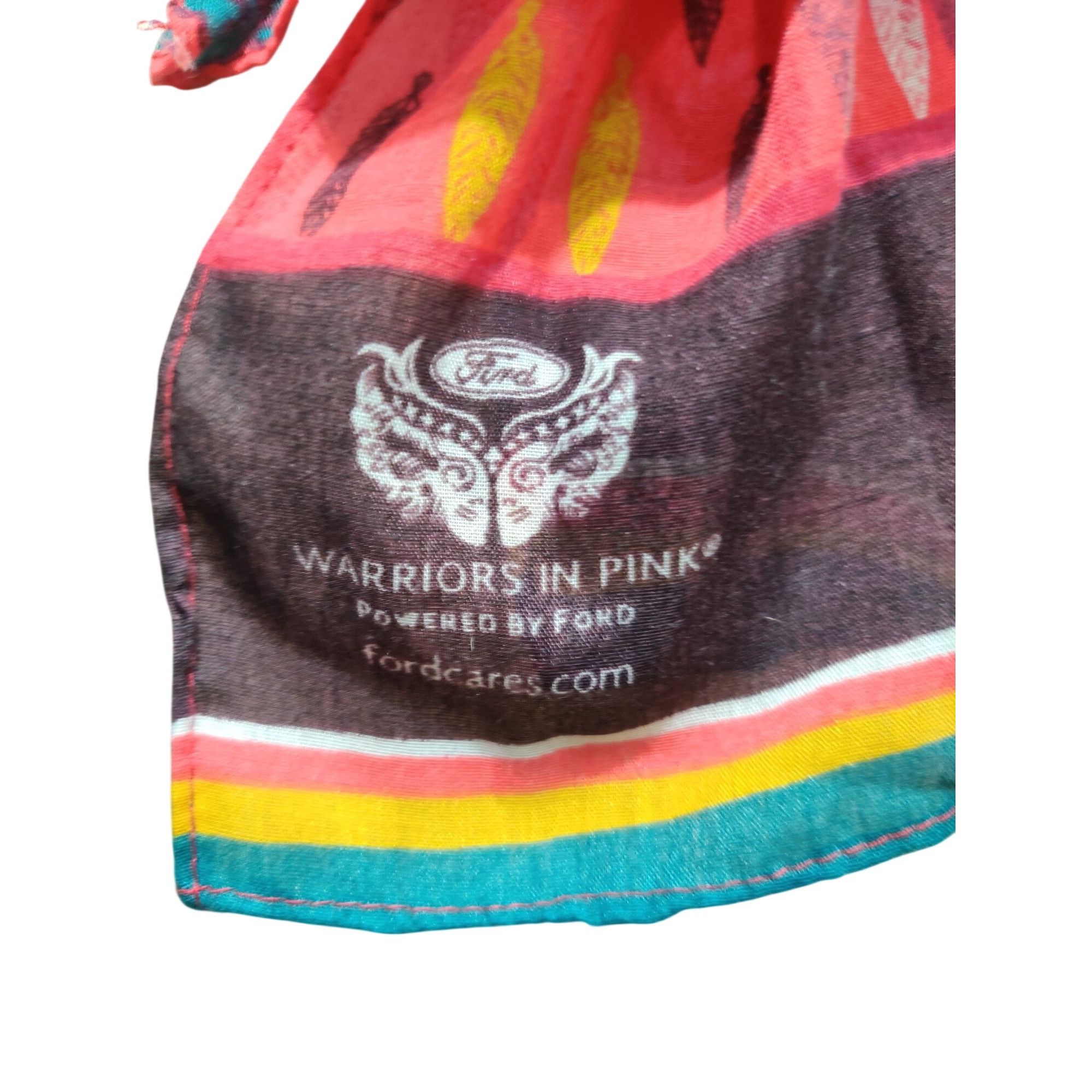 Ford Warriors in Pink x Ford Feather Scarf Multicolor Lightweight Size ONE SIZE - 2 Thumbnail
