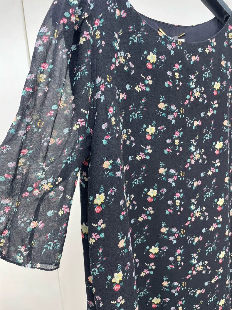 Saint Laurent Paris saint Laurent parisSilk floral dress 2503-Nextarrow Size XS / US 0-2 / IT 36-38 - 3 Thumbnail