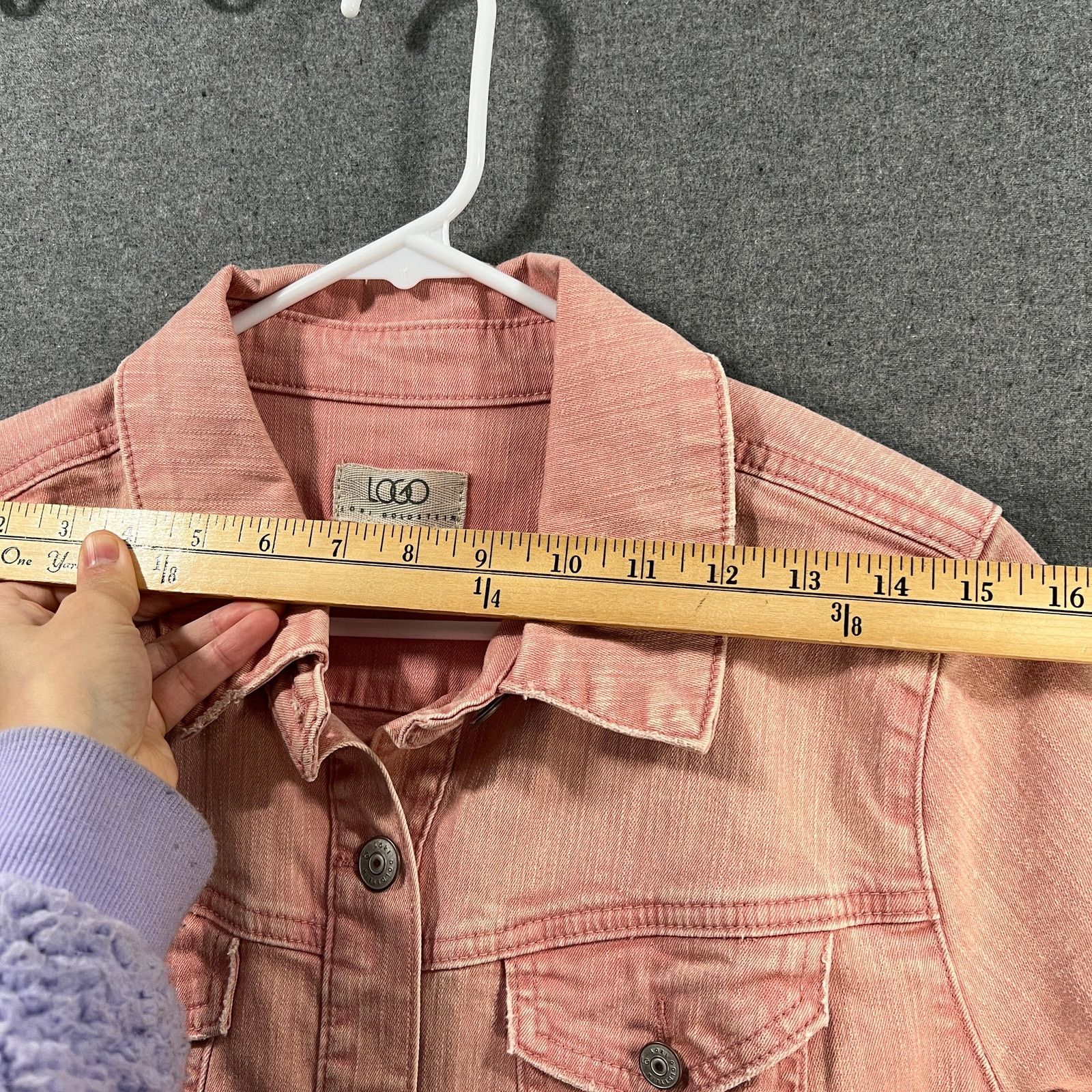Other LOGO by Lori Goldstein Jeans Jacket Womens Size XL / US 12-14 / IT 48-50 - 6 Thumbnail
