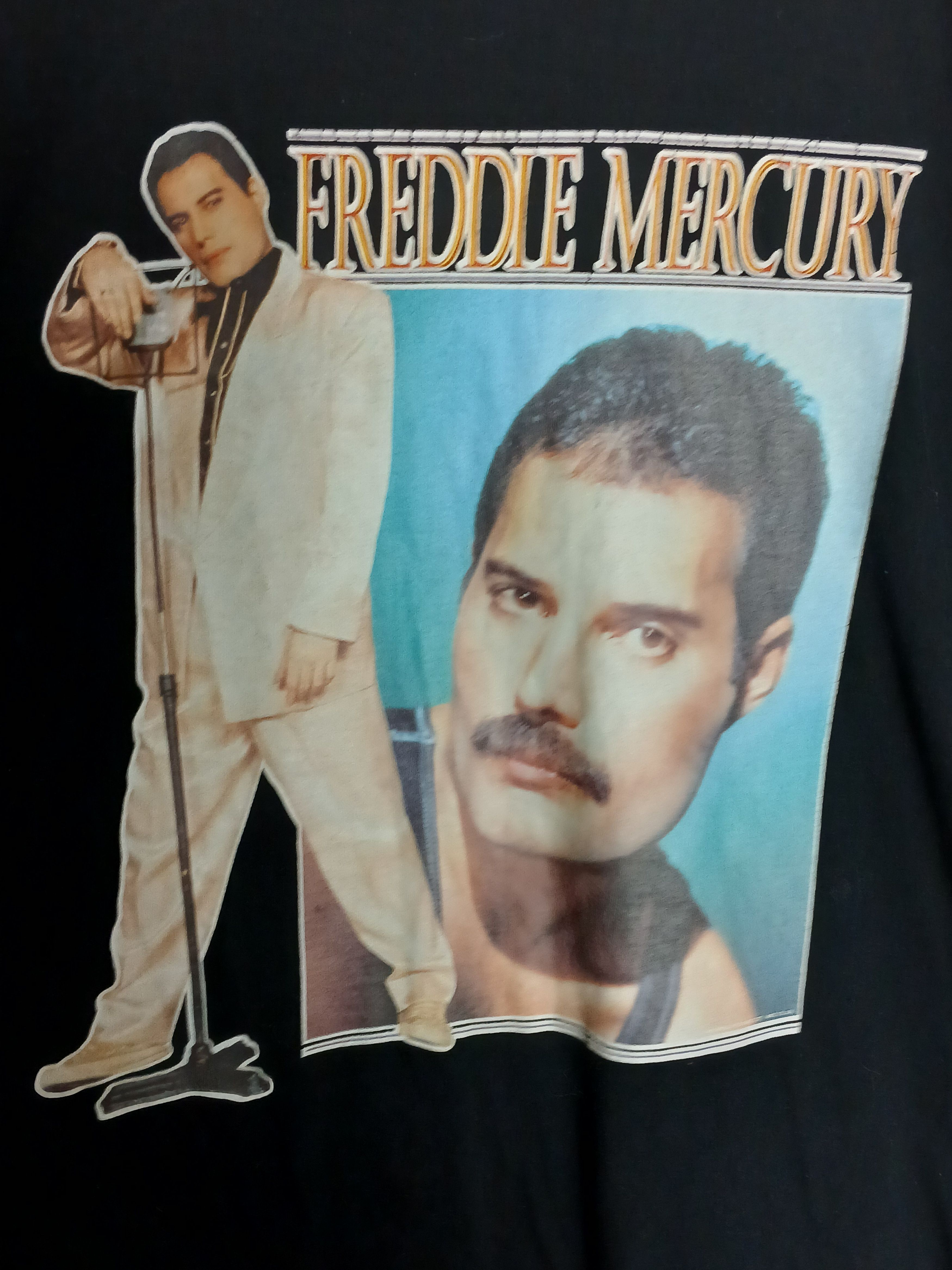 Band Tees Queen Freddie Mercury T-Shirt Size US L / EU 52-54 / 3 - 3 Thumbnail