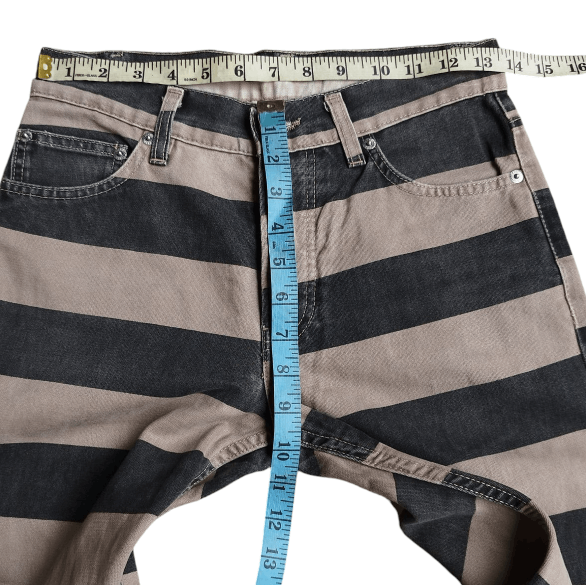 Helmut Lang Helmut Lang prisoner black stripe jeans Size US 28 / EU 44 - 9 Thumbnail