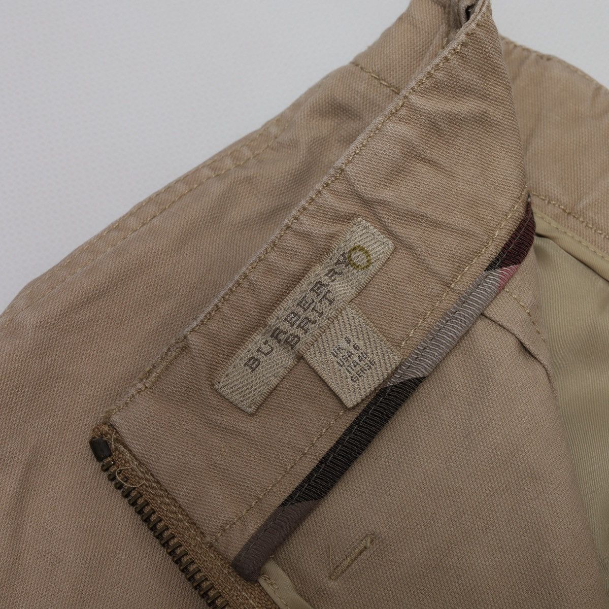 Burberry Burberry Denim Skirt Beige Short Safari Size 28" / US 6 / IT 42 - 8 Thumbnail