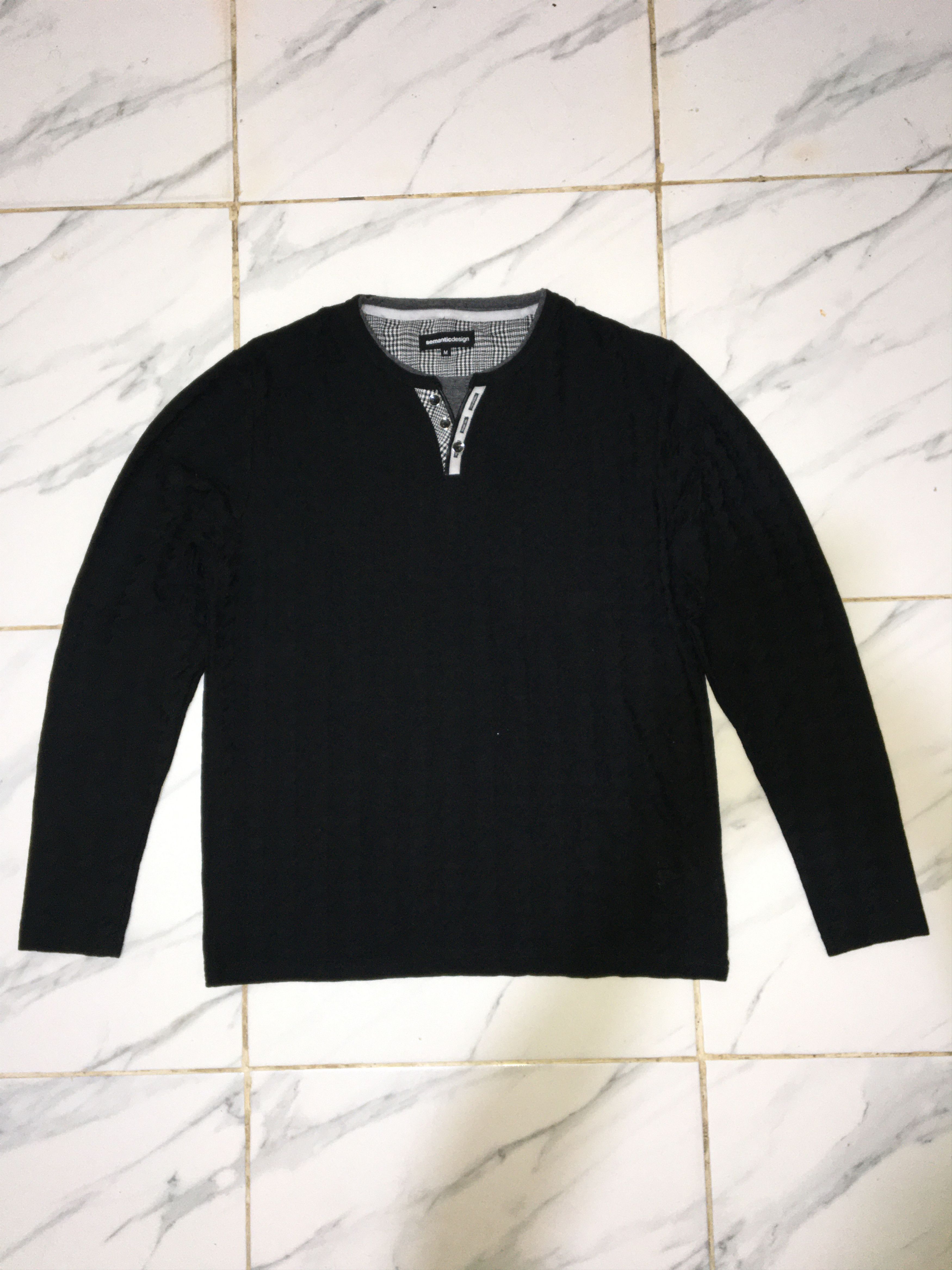 semanticdesign SemanticDesign Long Sleeve Tshirt Size US M / EU 48-50 / 2 - 1 Thumbnail