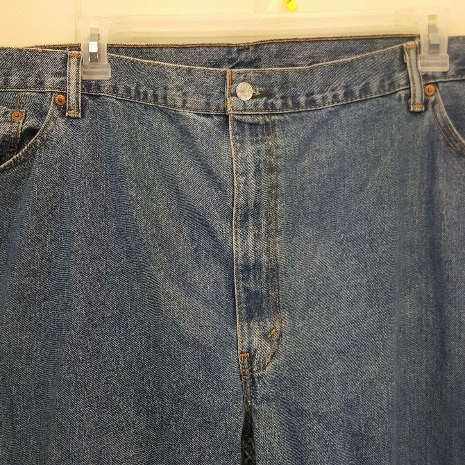 Levi's Levi 52x30 Blue Jeans Pants Denim Jean Zipper Fly Relaxed Fi Size US 44 / EU 60 - 8 Thumbnail